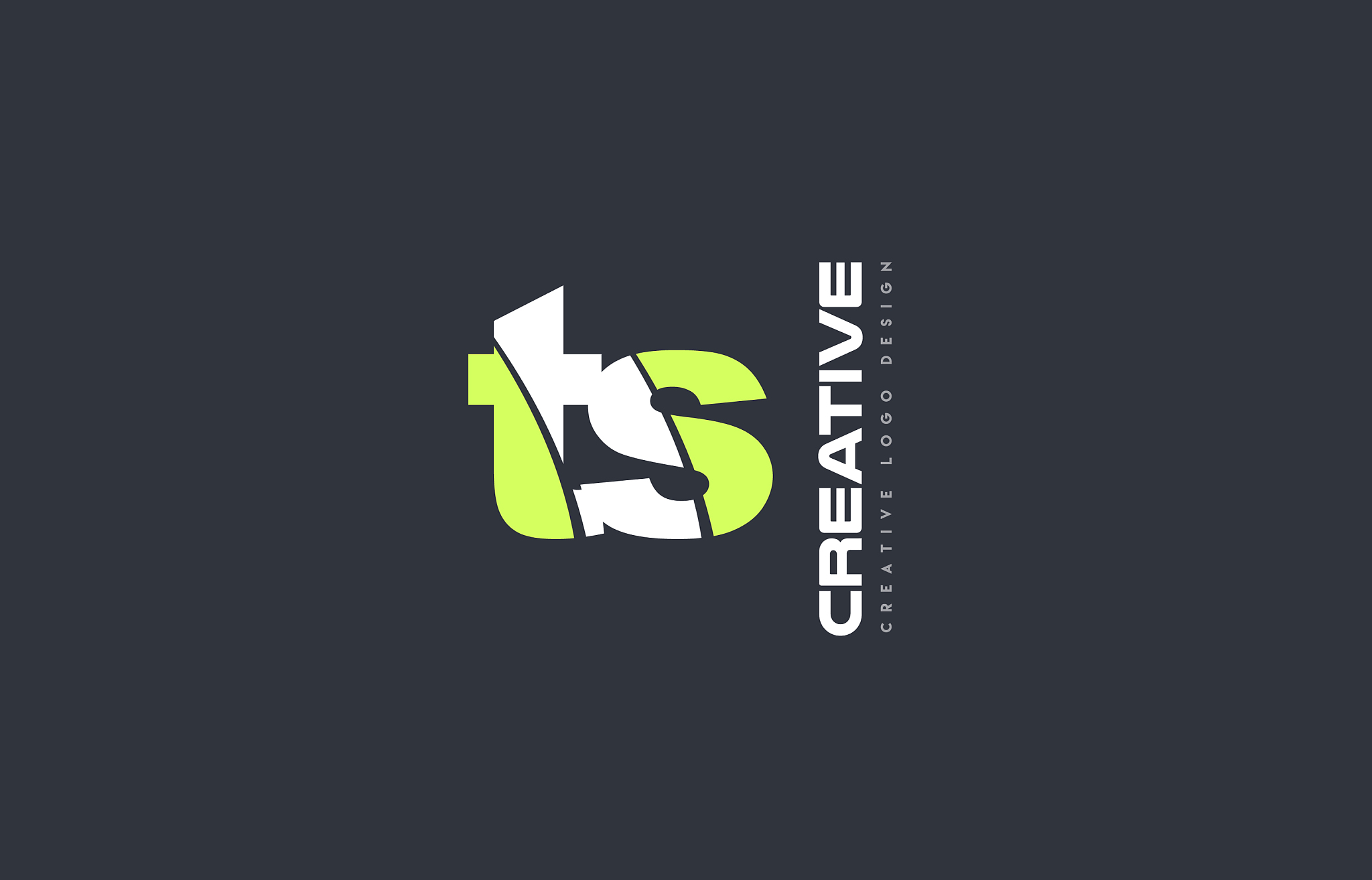 green letter ts t s combination logo icon company