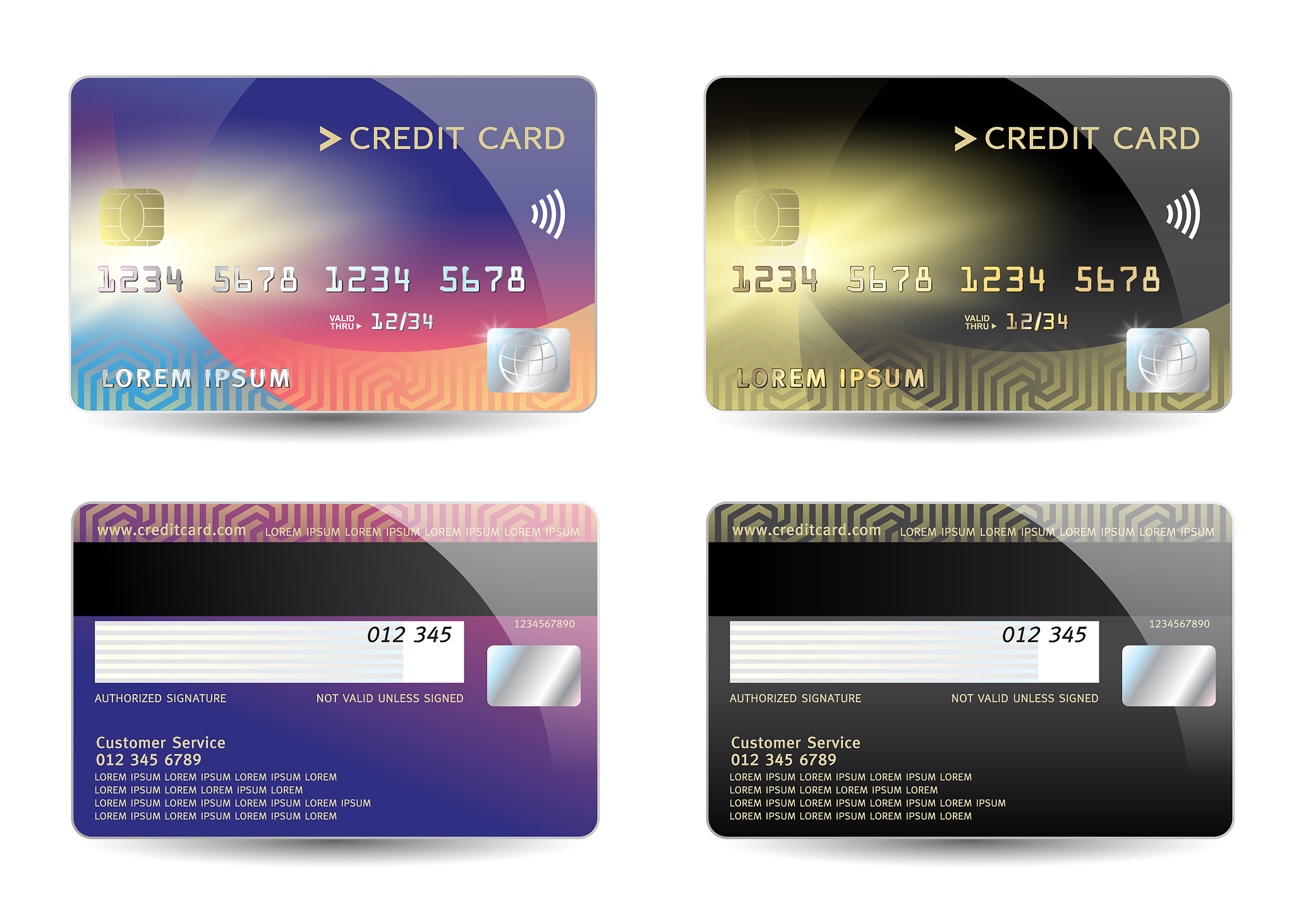 credit card design