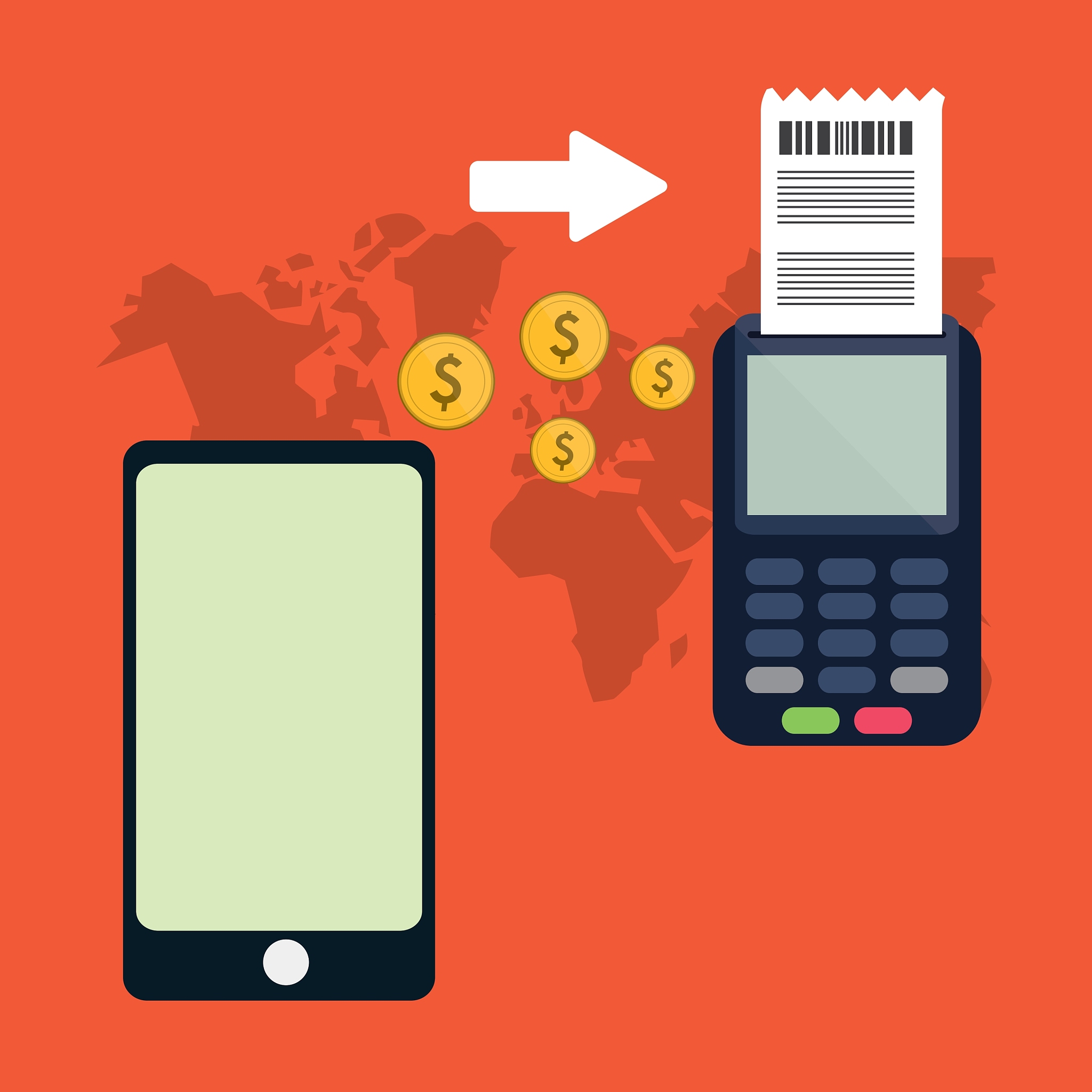 smartphone dataphone payment global