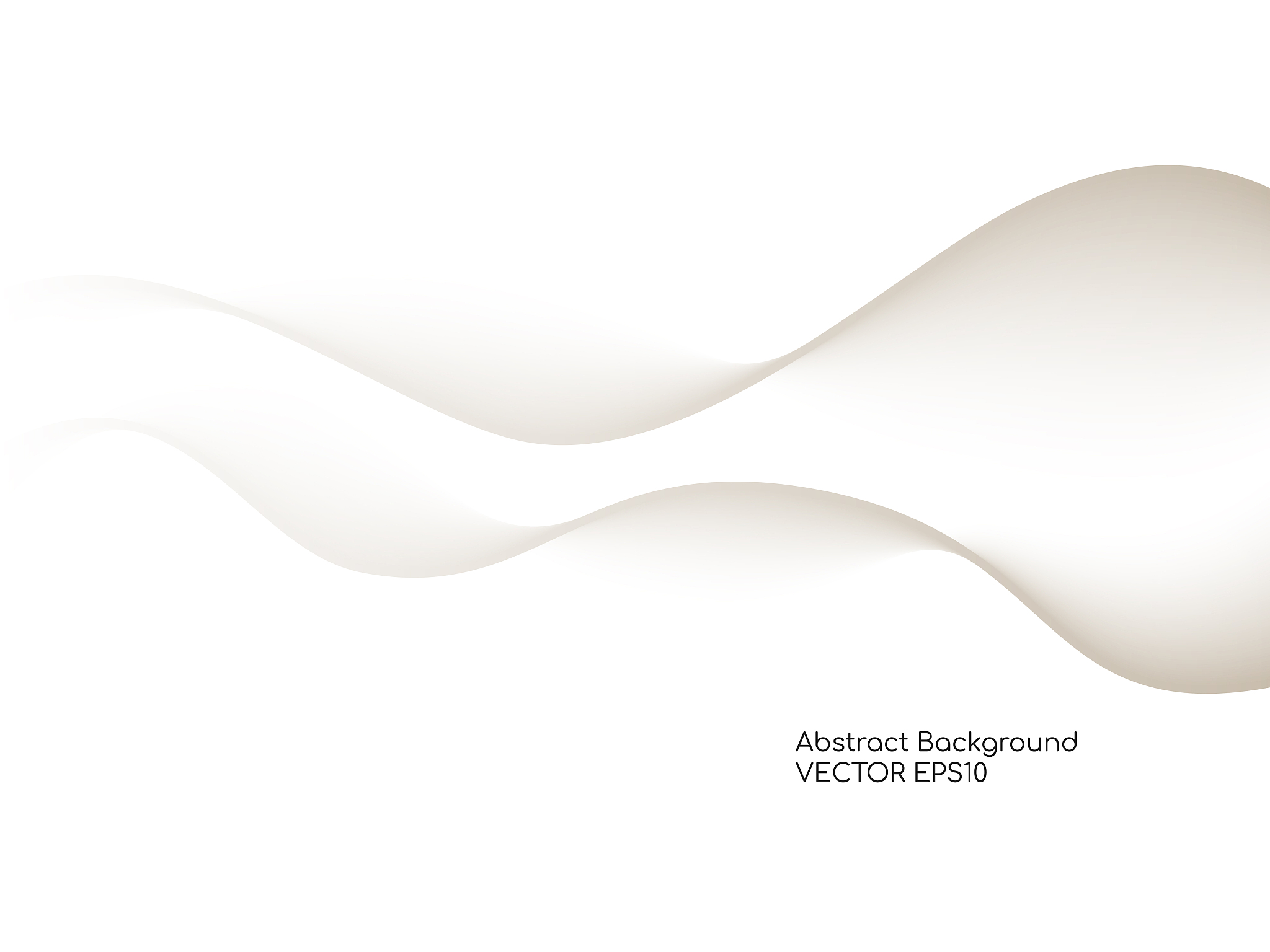 abstract white background with transparent wave curve lines.