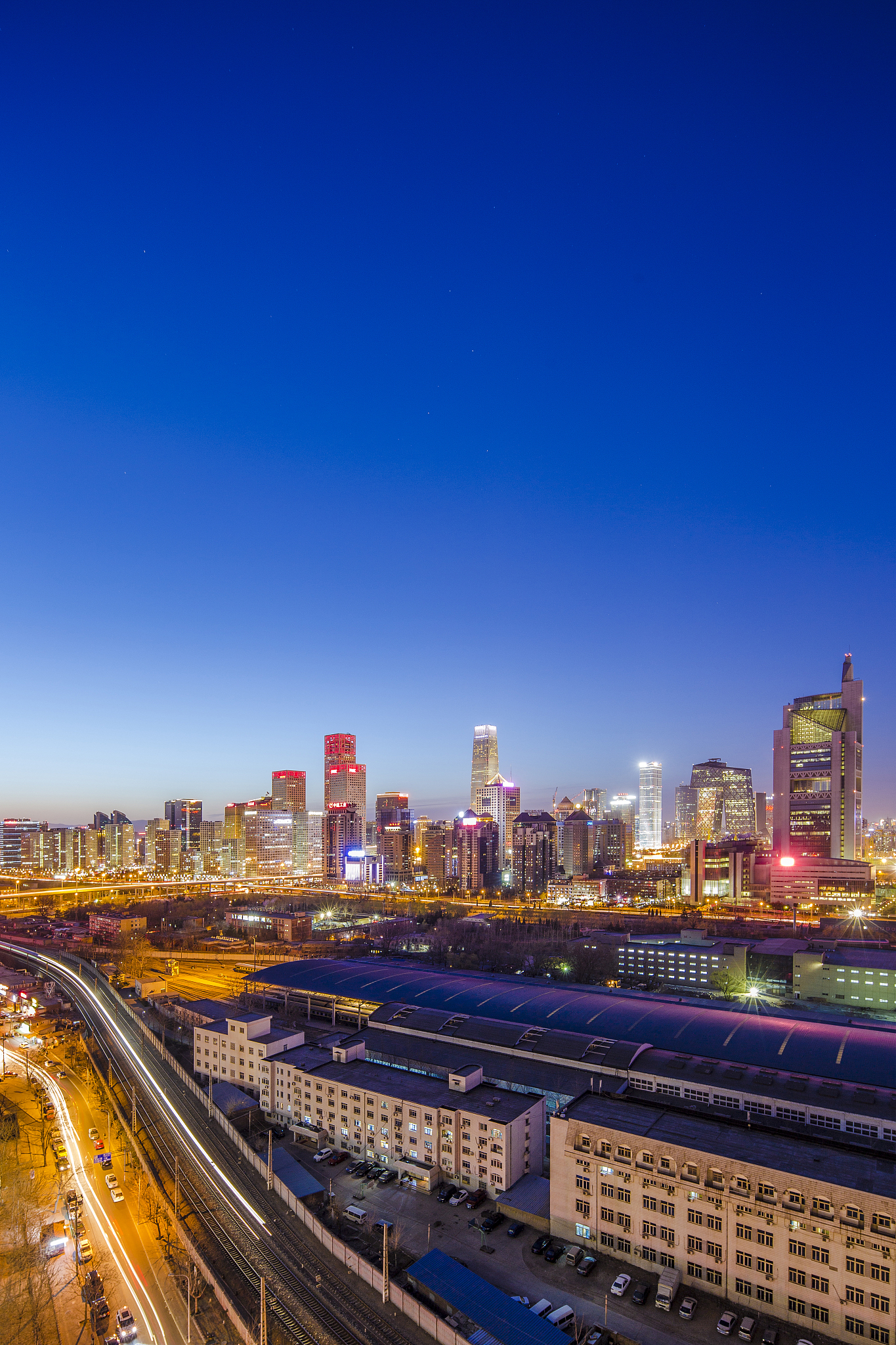 夜晚,<strong>北京</strong>cbd,亚洲,北京,cbd,建外soho,建筑,商务,城市,著名景点