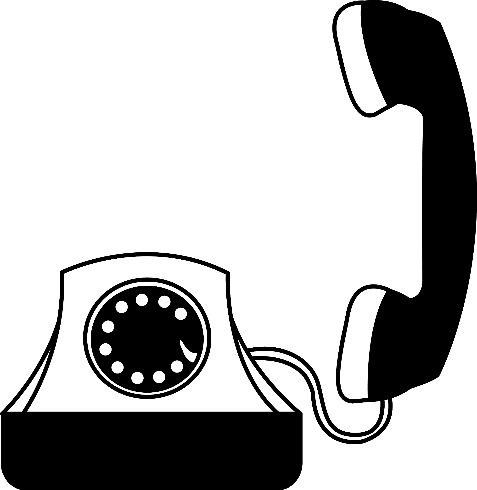 telephone service isolated icon