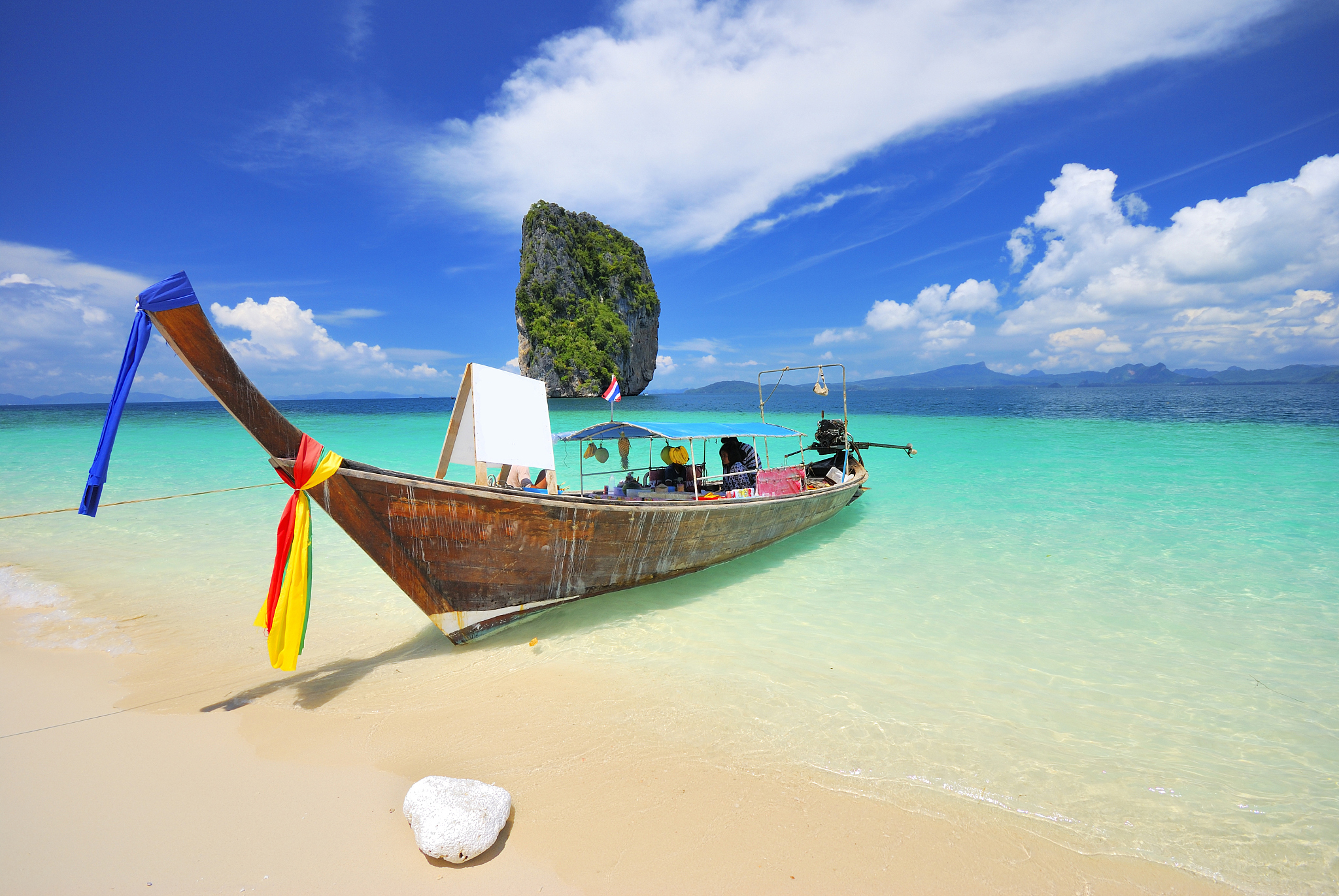 thai boat in south of thailand