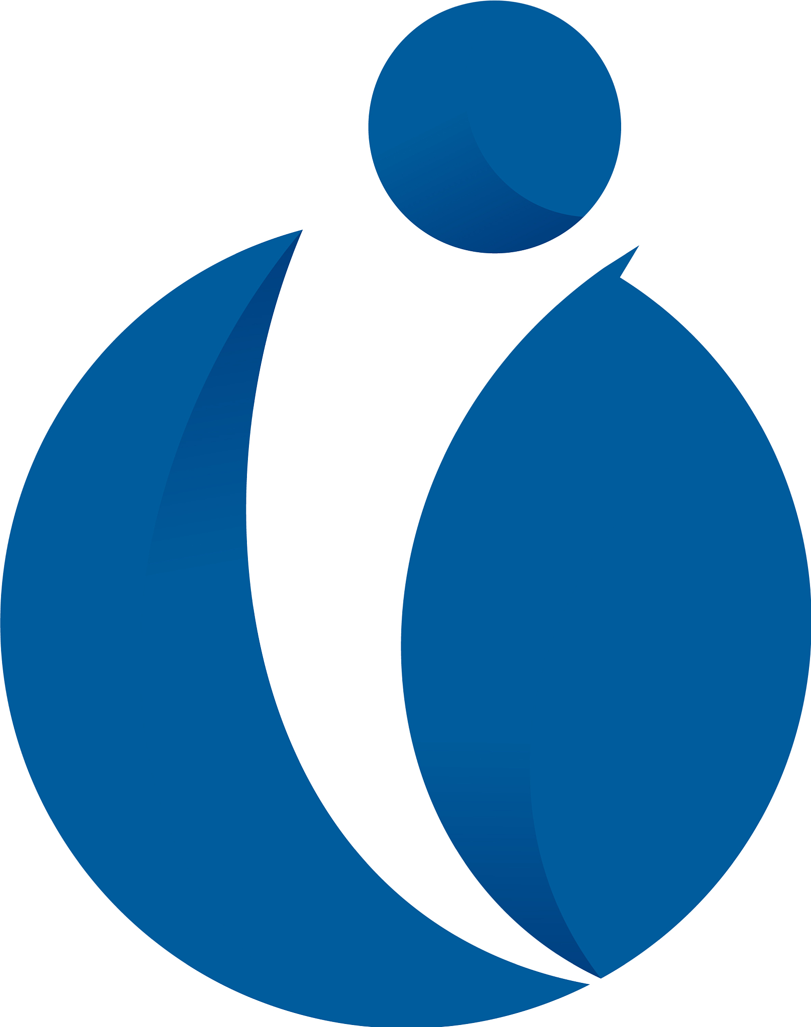 people letter i logo icon design