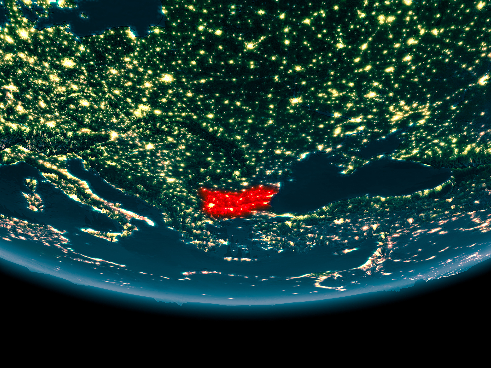 GEE夜间灯光数据裁剪教程：精确提取区域夜光数据