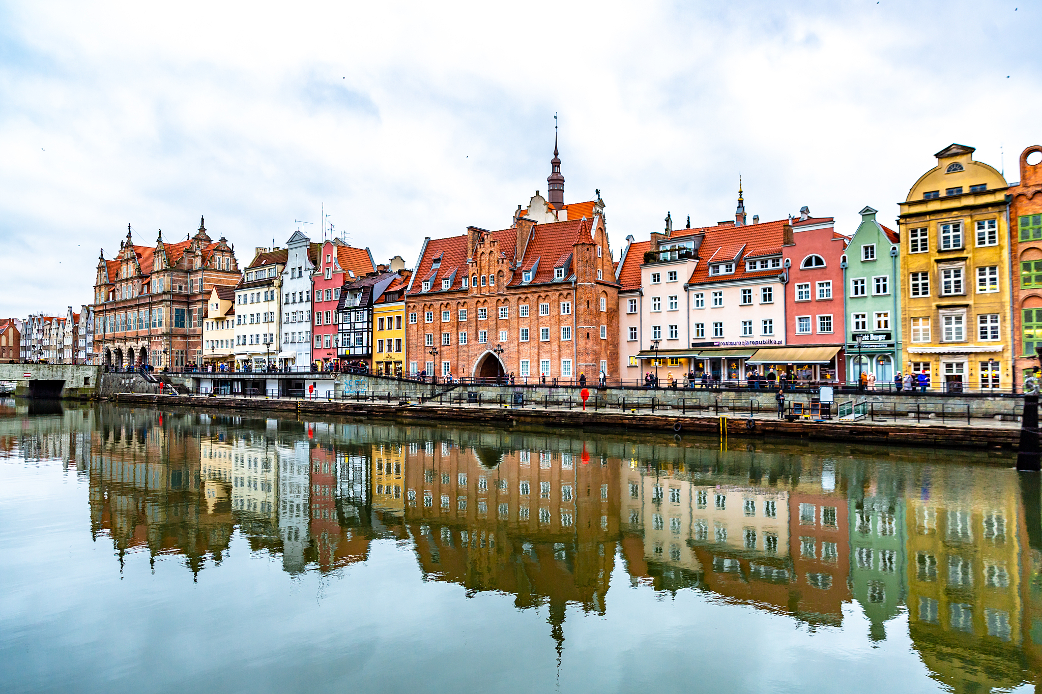 old town of gdansk, poland.