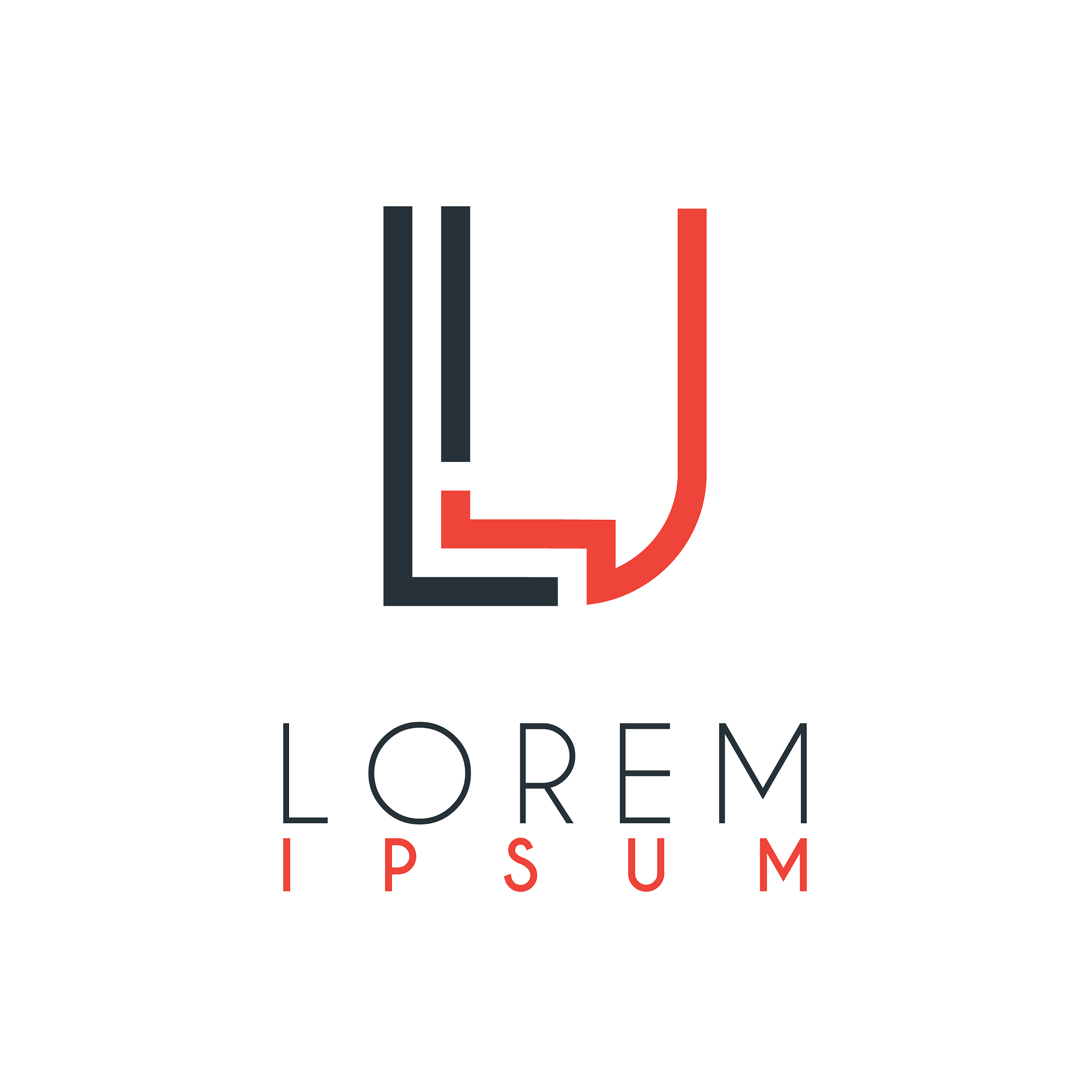 the logo between letter l and letter u or lu