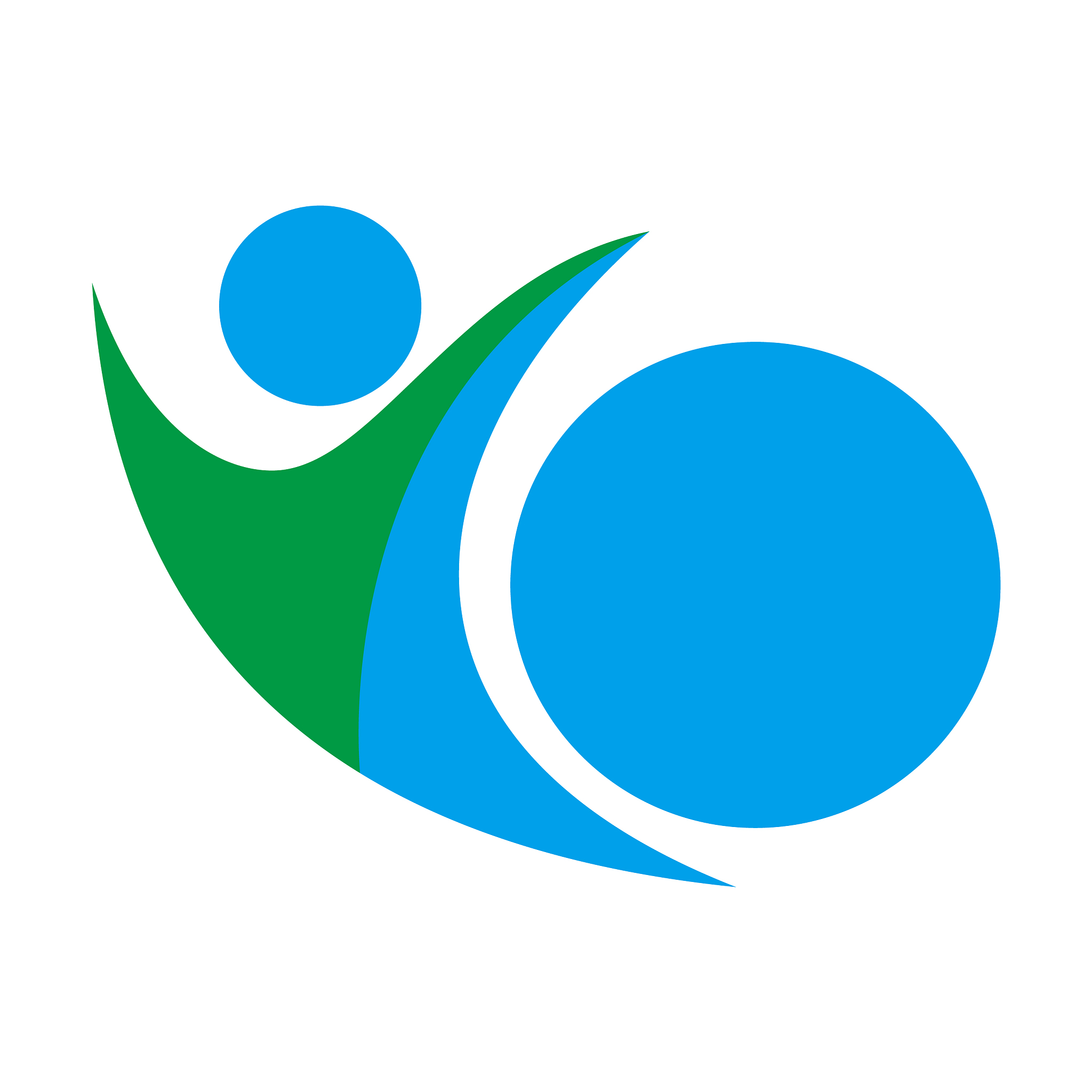 abstract symbol happy human silhouette