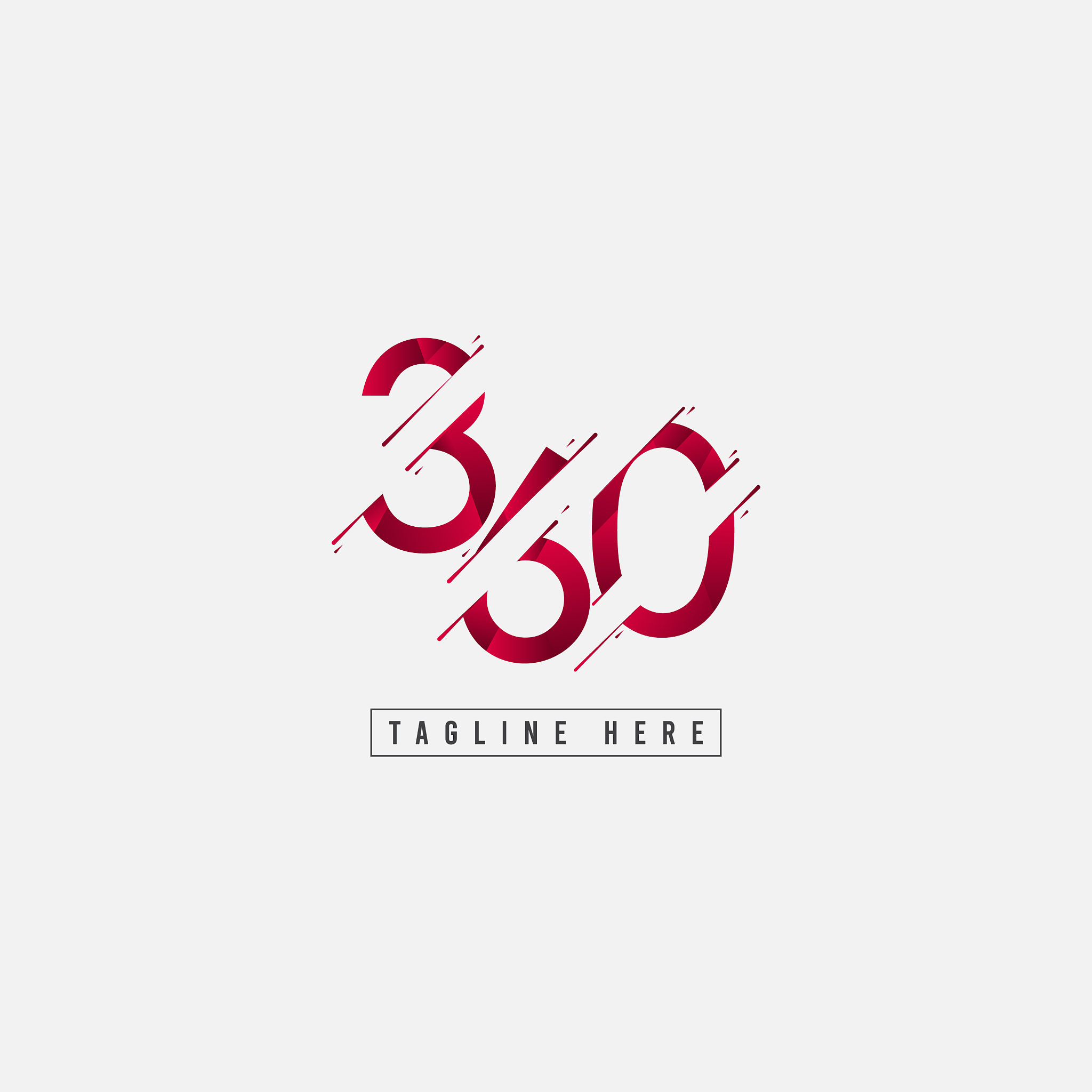 360 logo template design