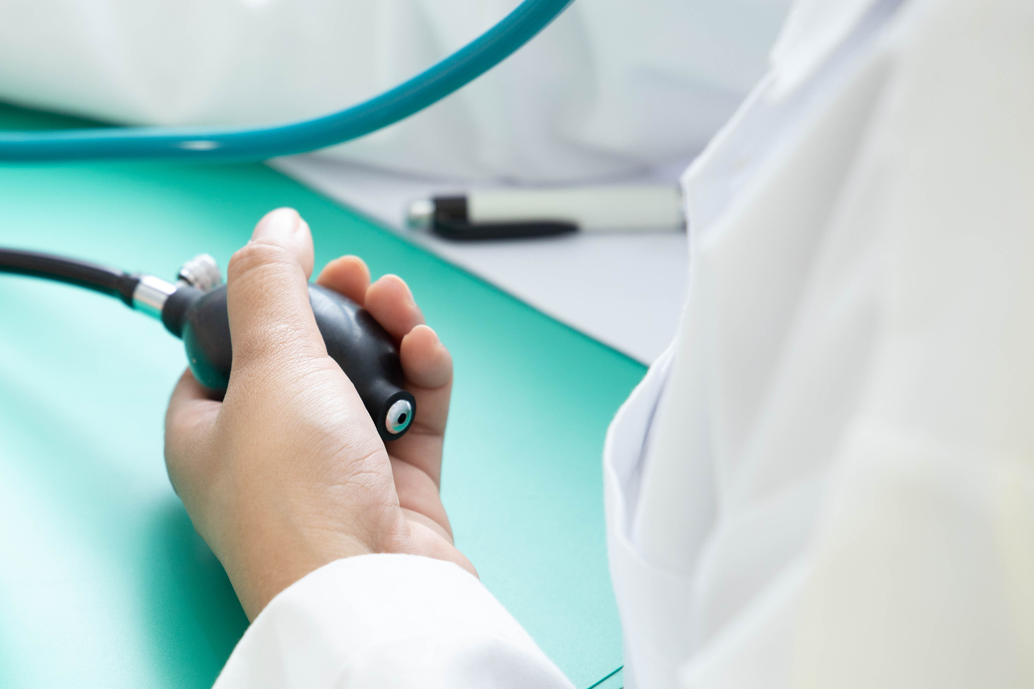 doctor are examining health conditions for patients. in the hosp