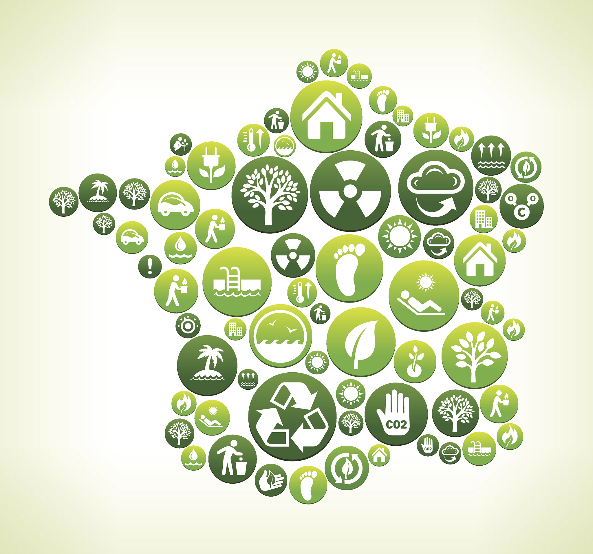 france environmental conservation green vector button pattern.