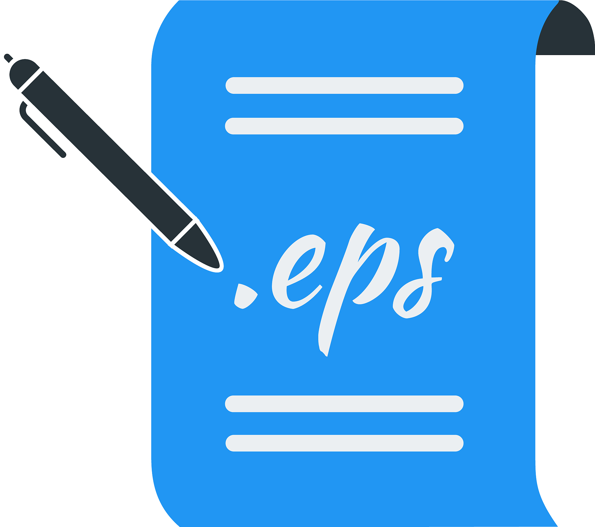 simple business of portfolio paper icon template