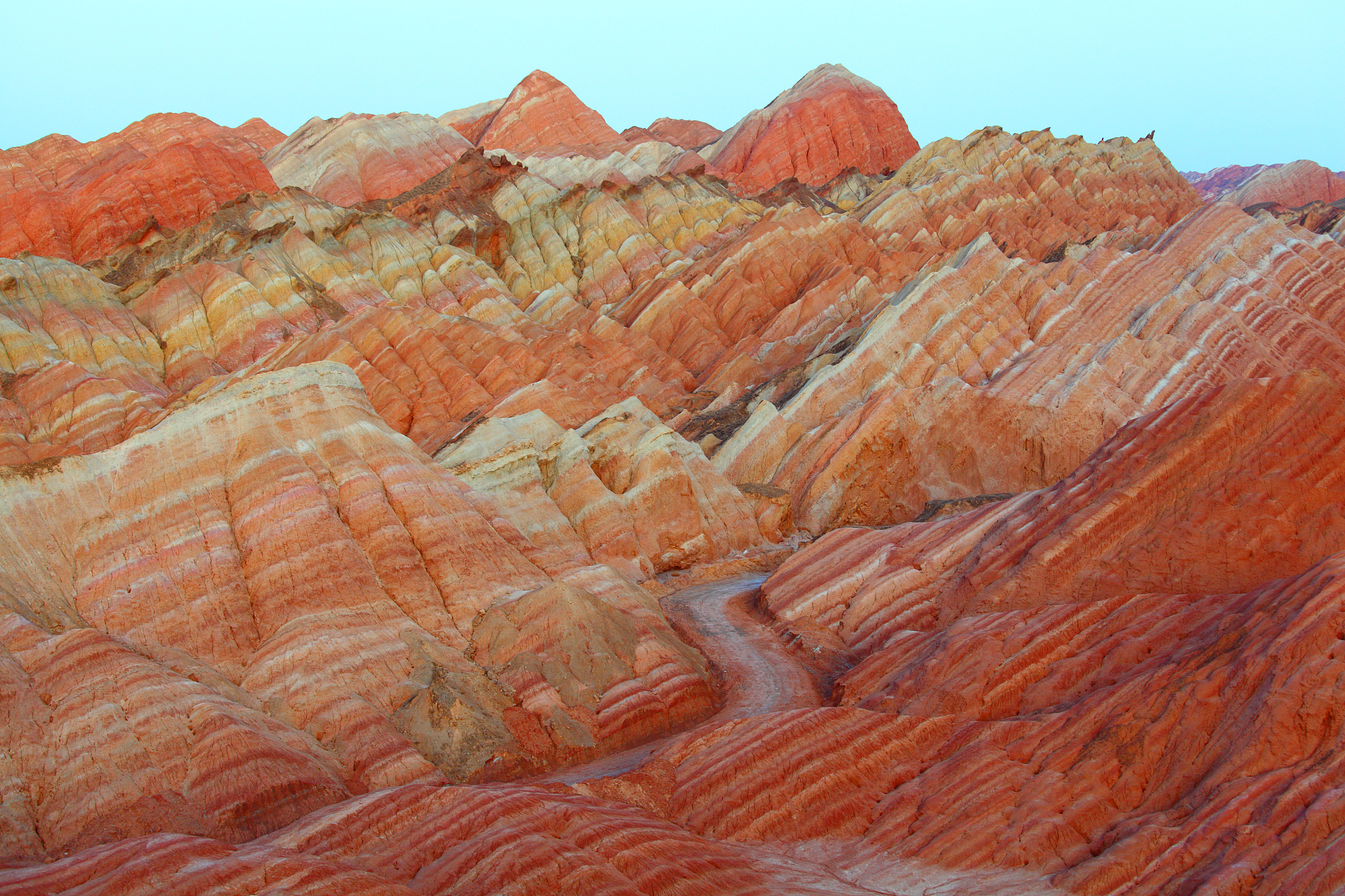 danxia landform in zhangye,gansu provinces,china