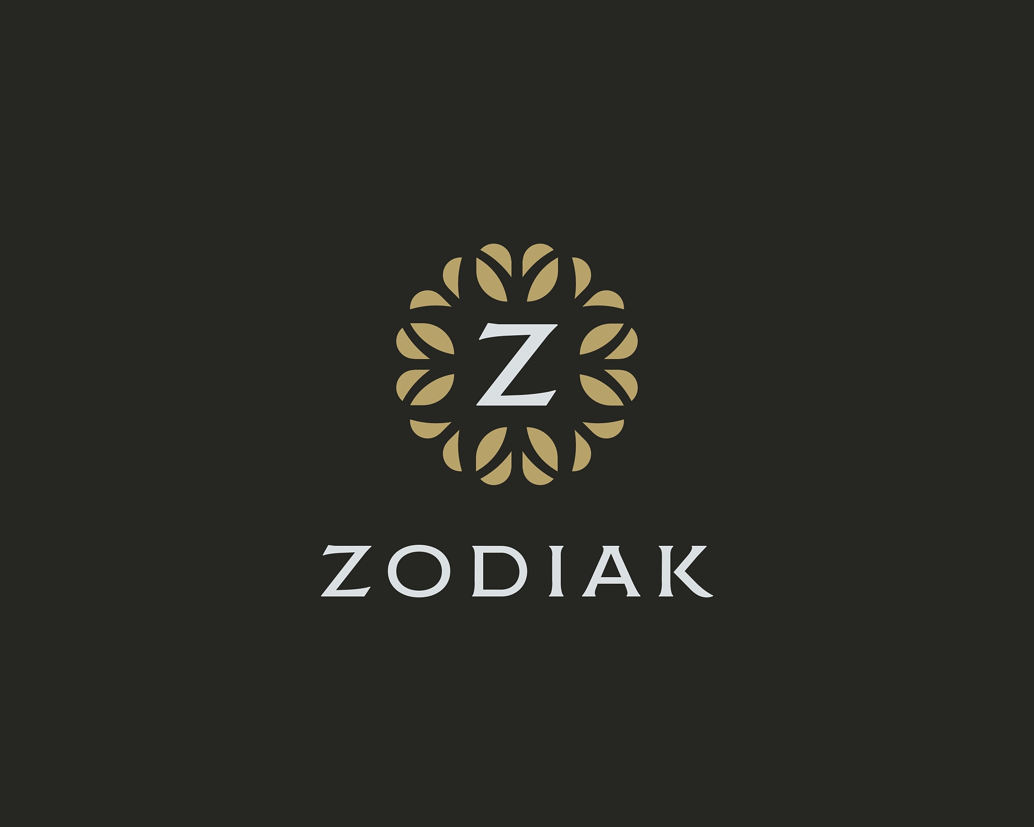 premium monogram letter z initials logo universal