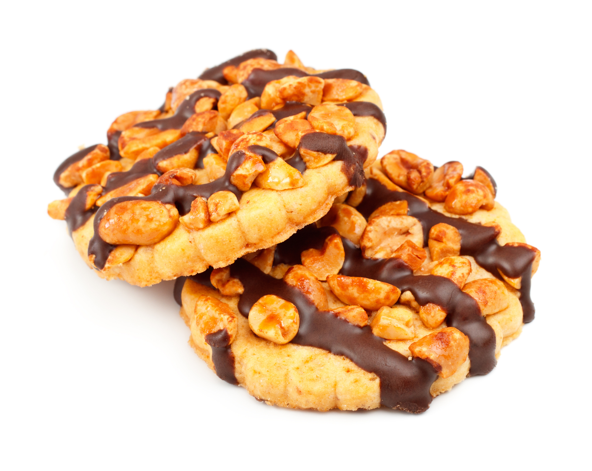 chocolate chip cookies with peanuts