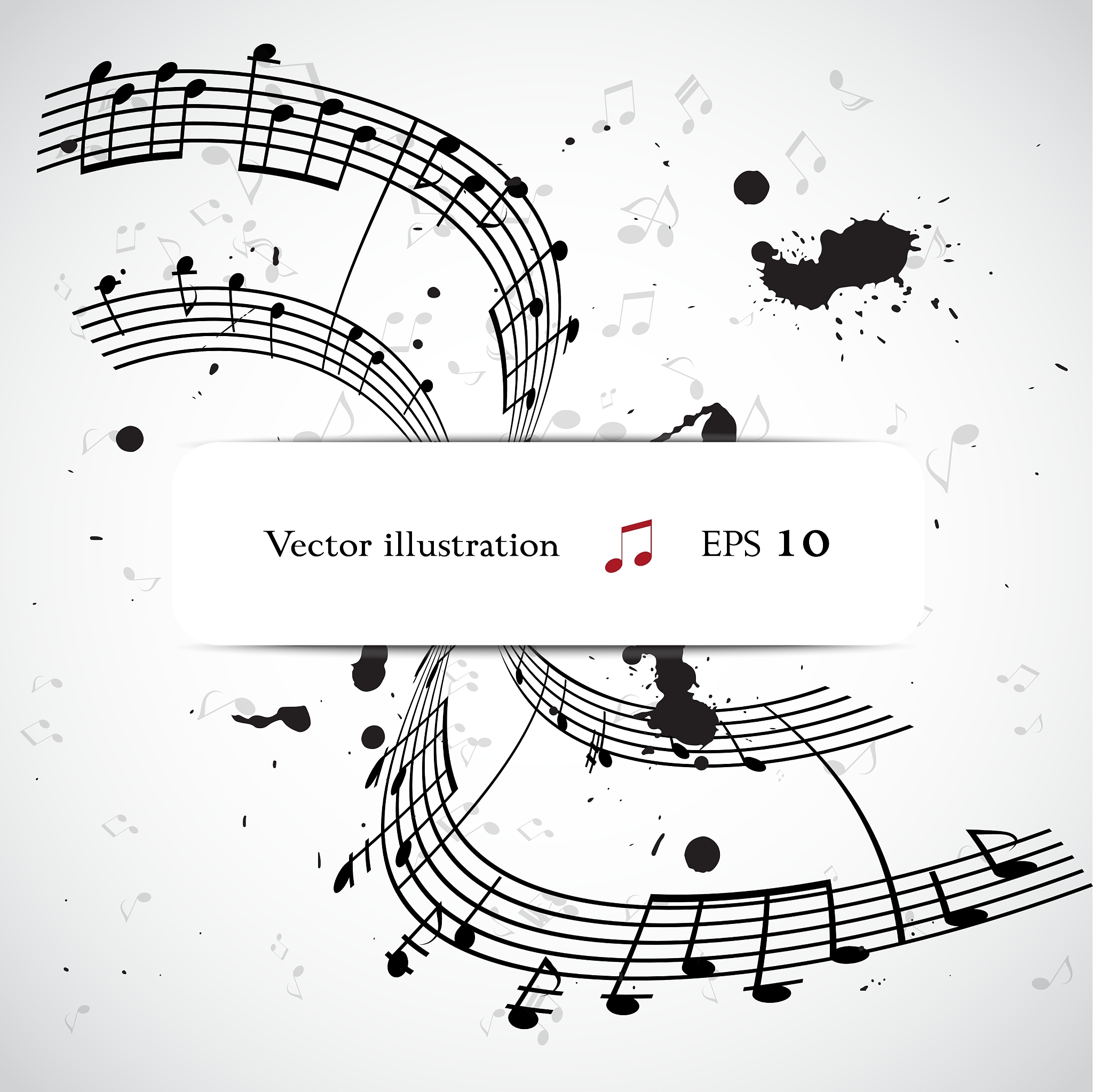 abstract musical background