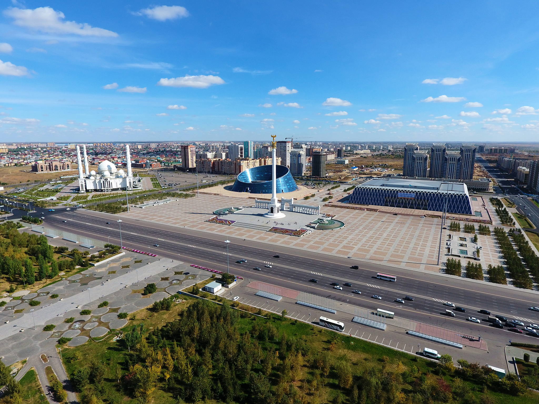 astana cityscape
