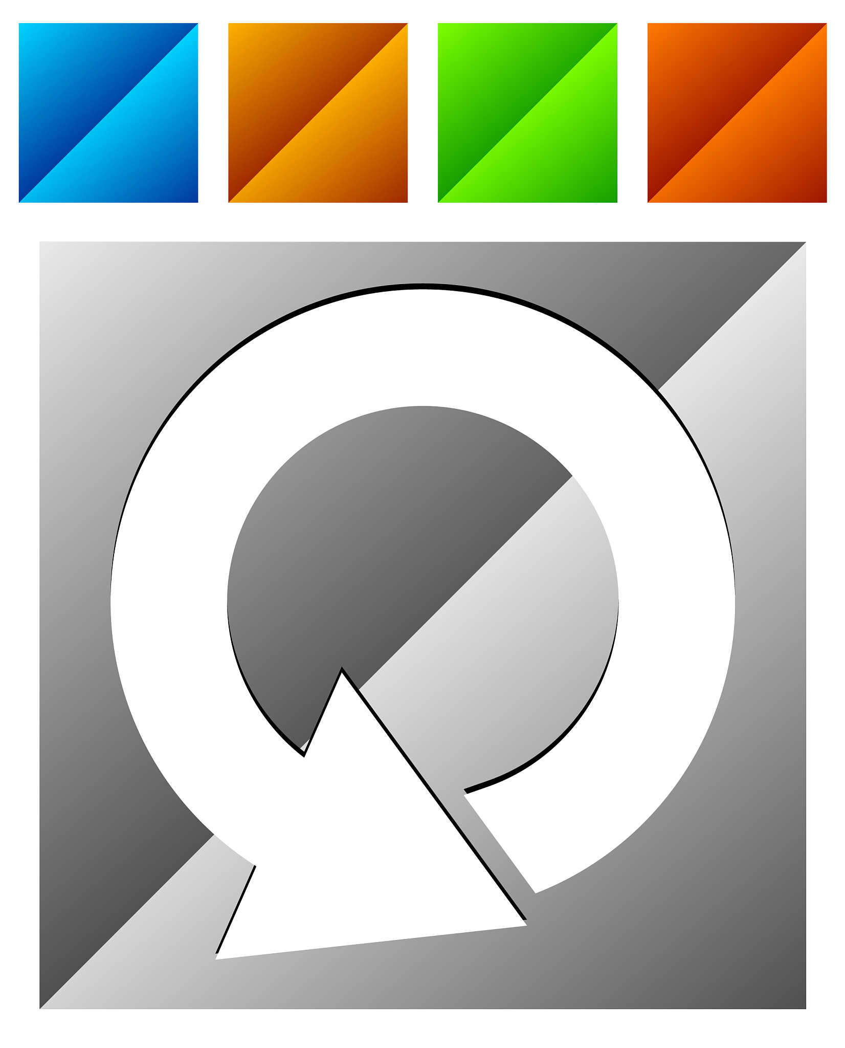 circular 360 degree arrow icon phase cycle