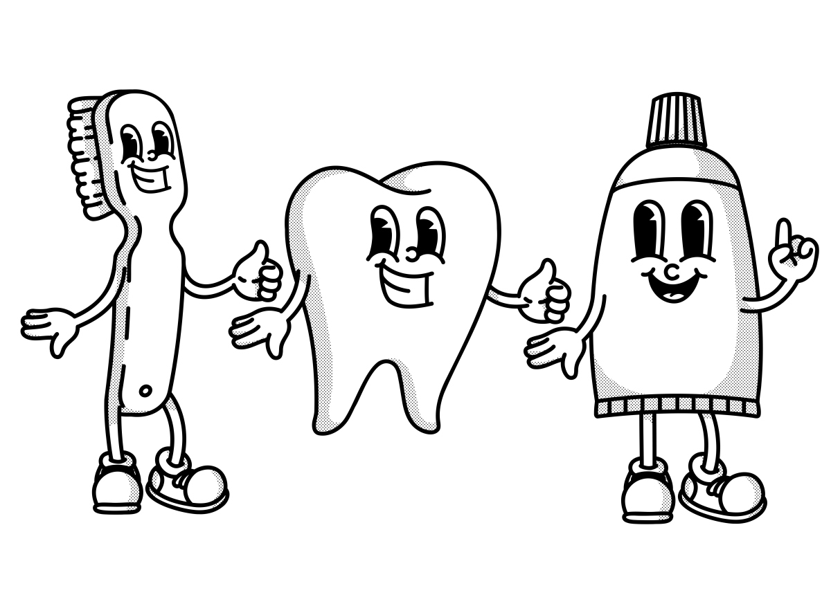 如何用牙膏挤出可爱小动物的形状