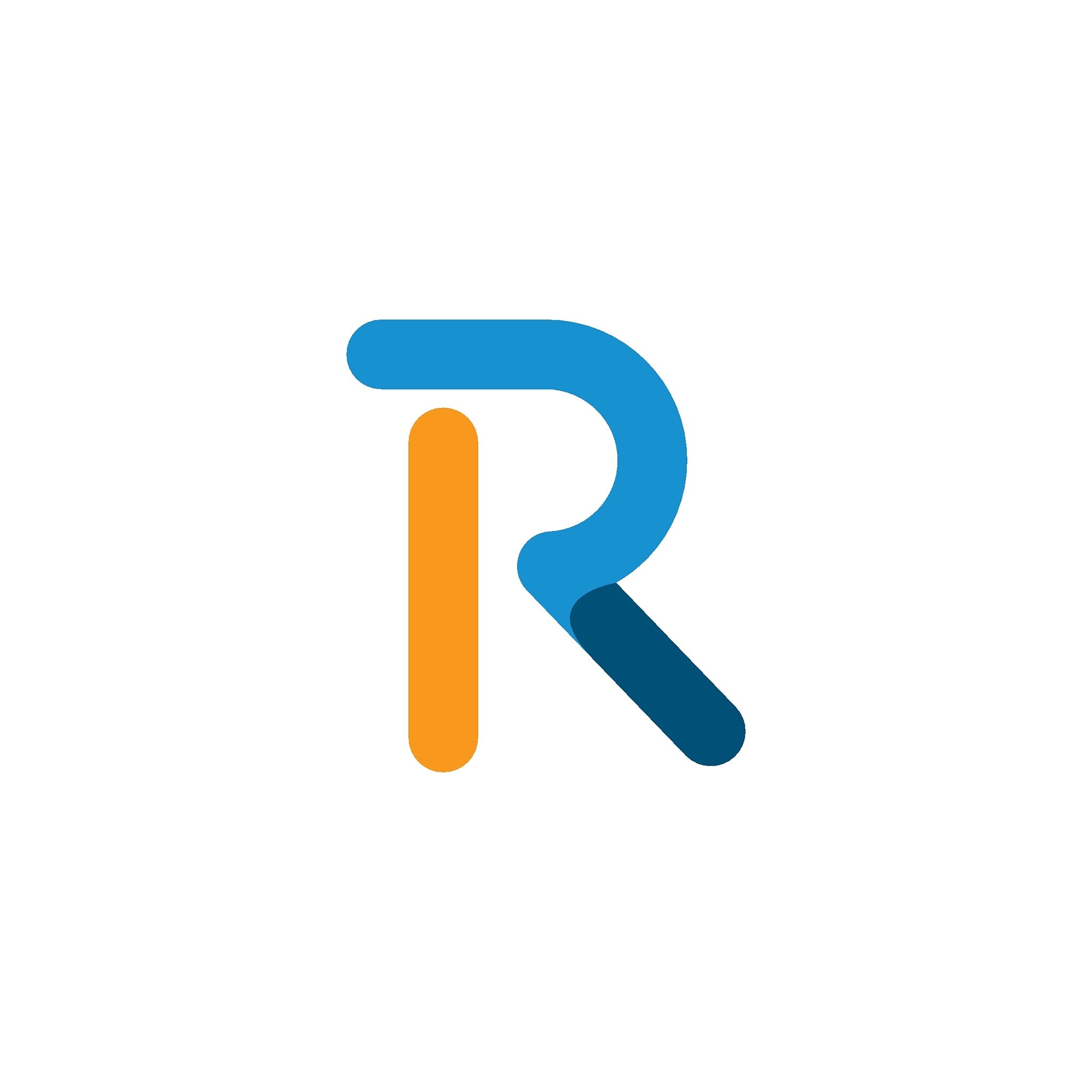 r letter icon business vector design
