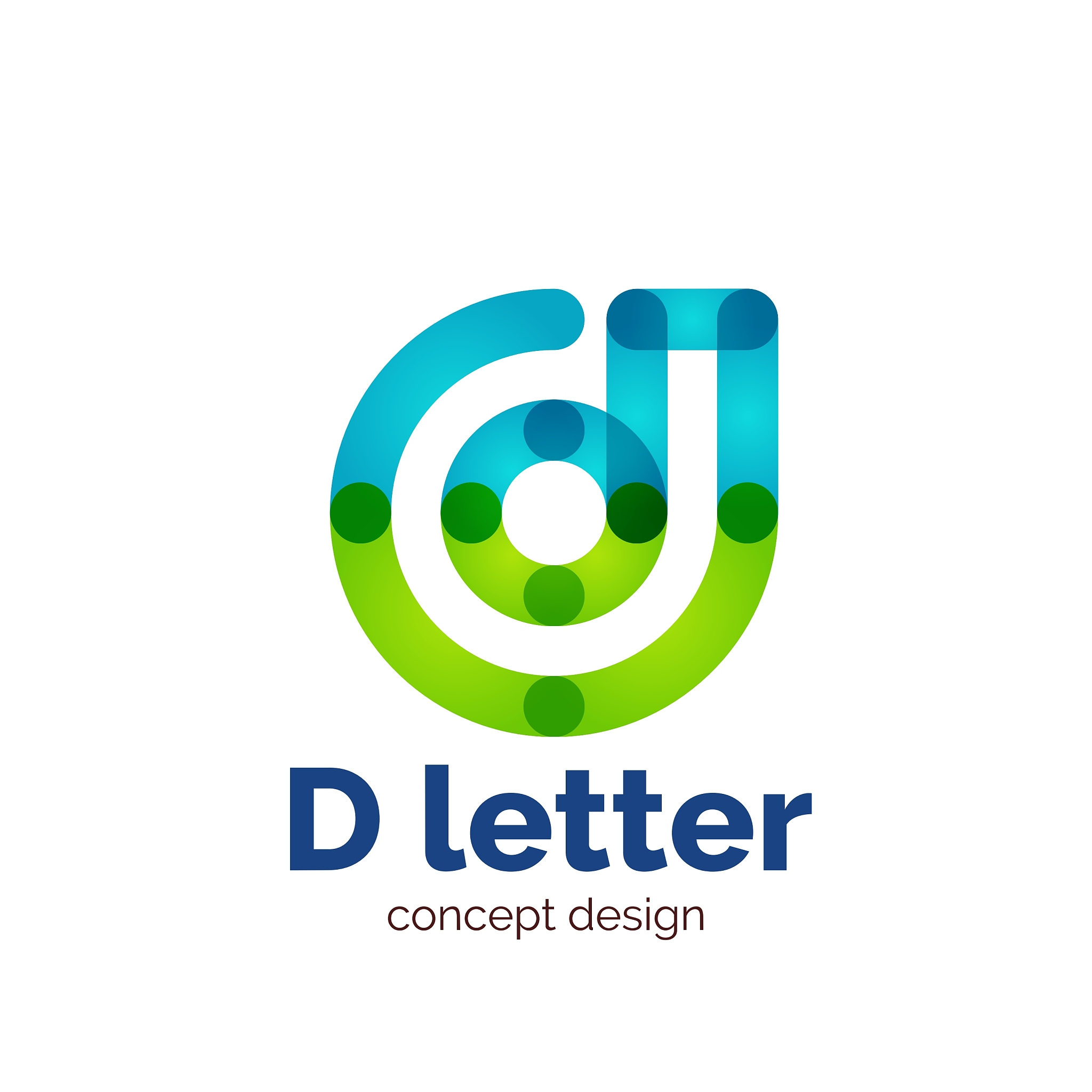 modern minimalistic letter concept logo