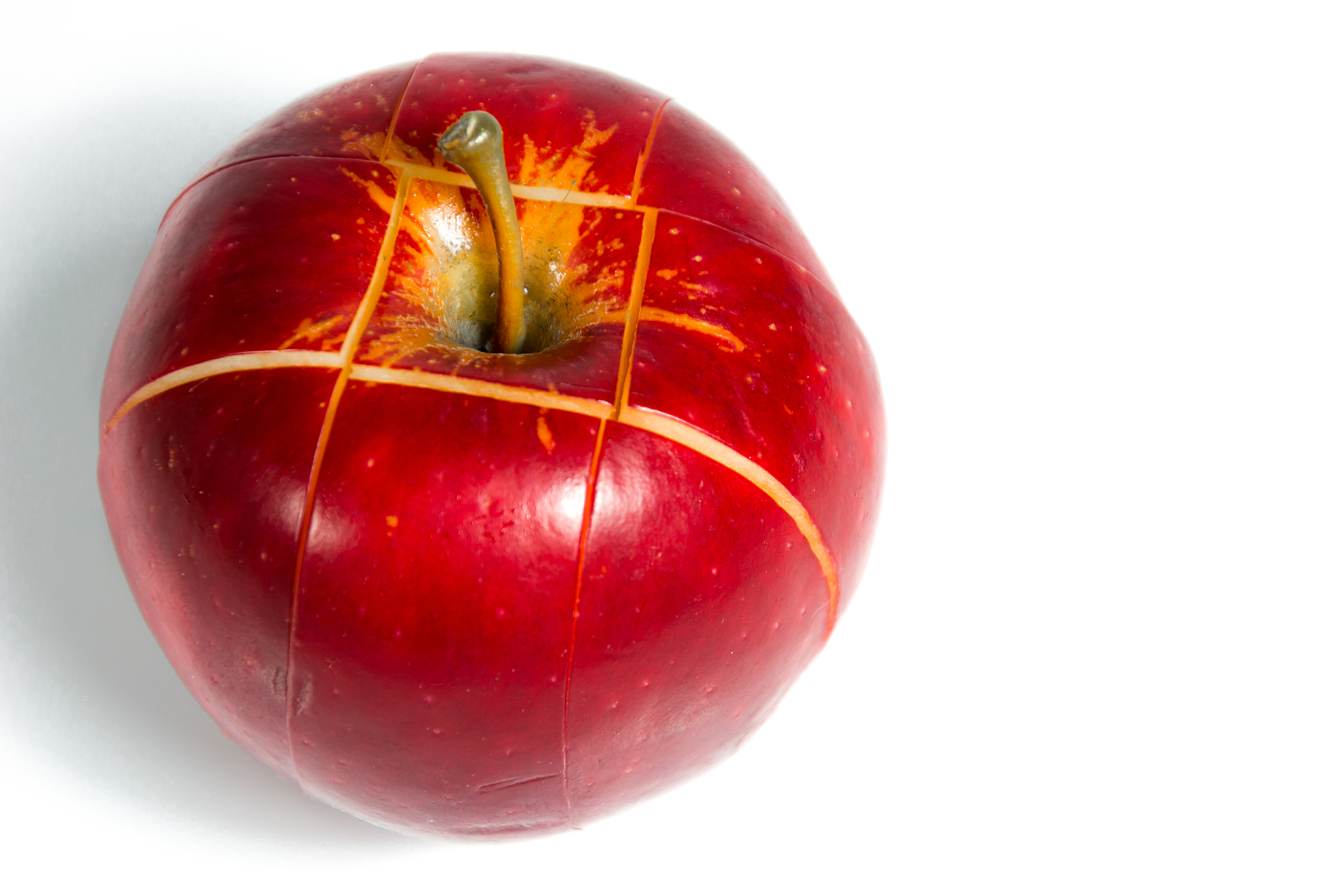 red apple