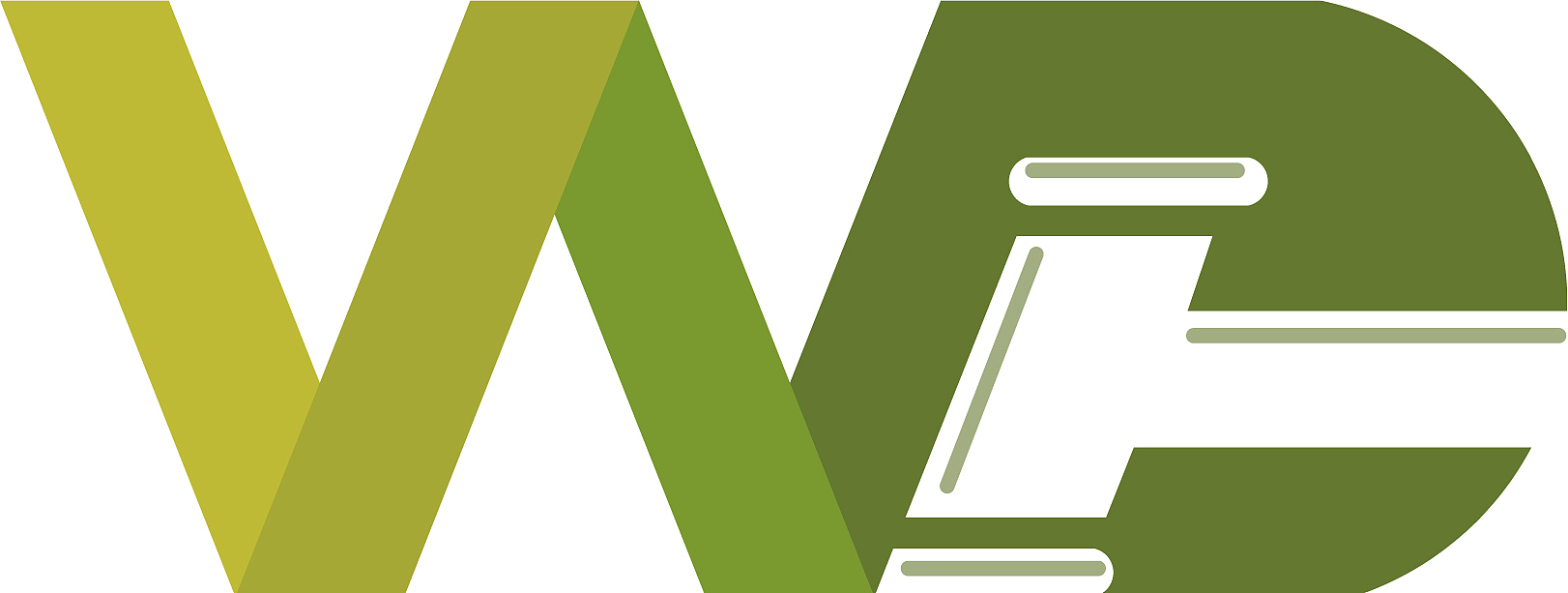 letter wd logo digital technology style