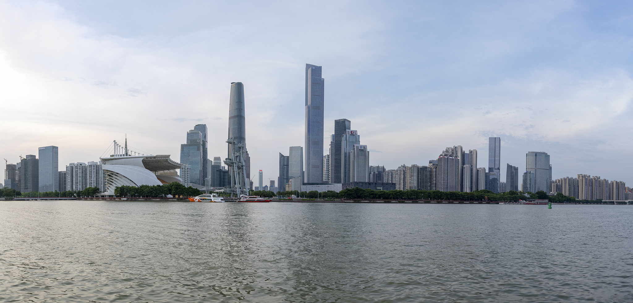 中国广州城市天际线