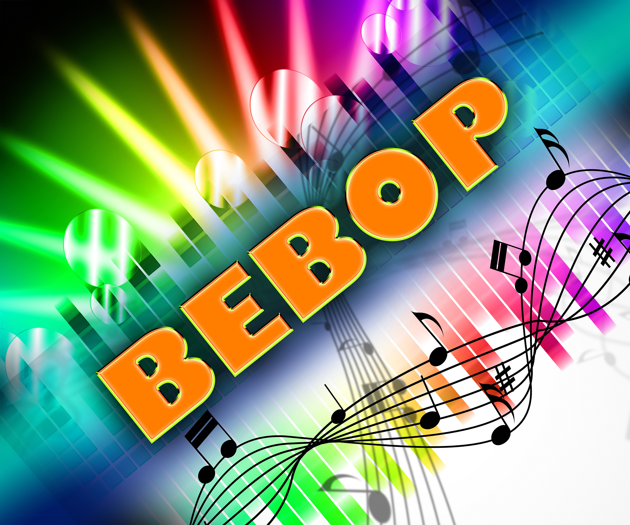 bebop music represents sound track and be-bop