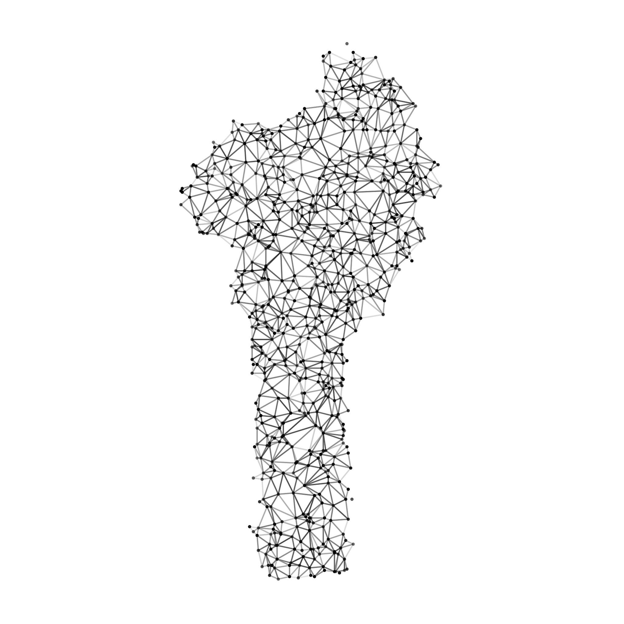benin map network black and white