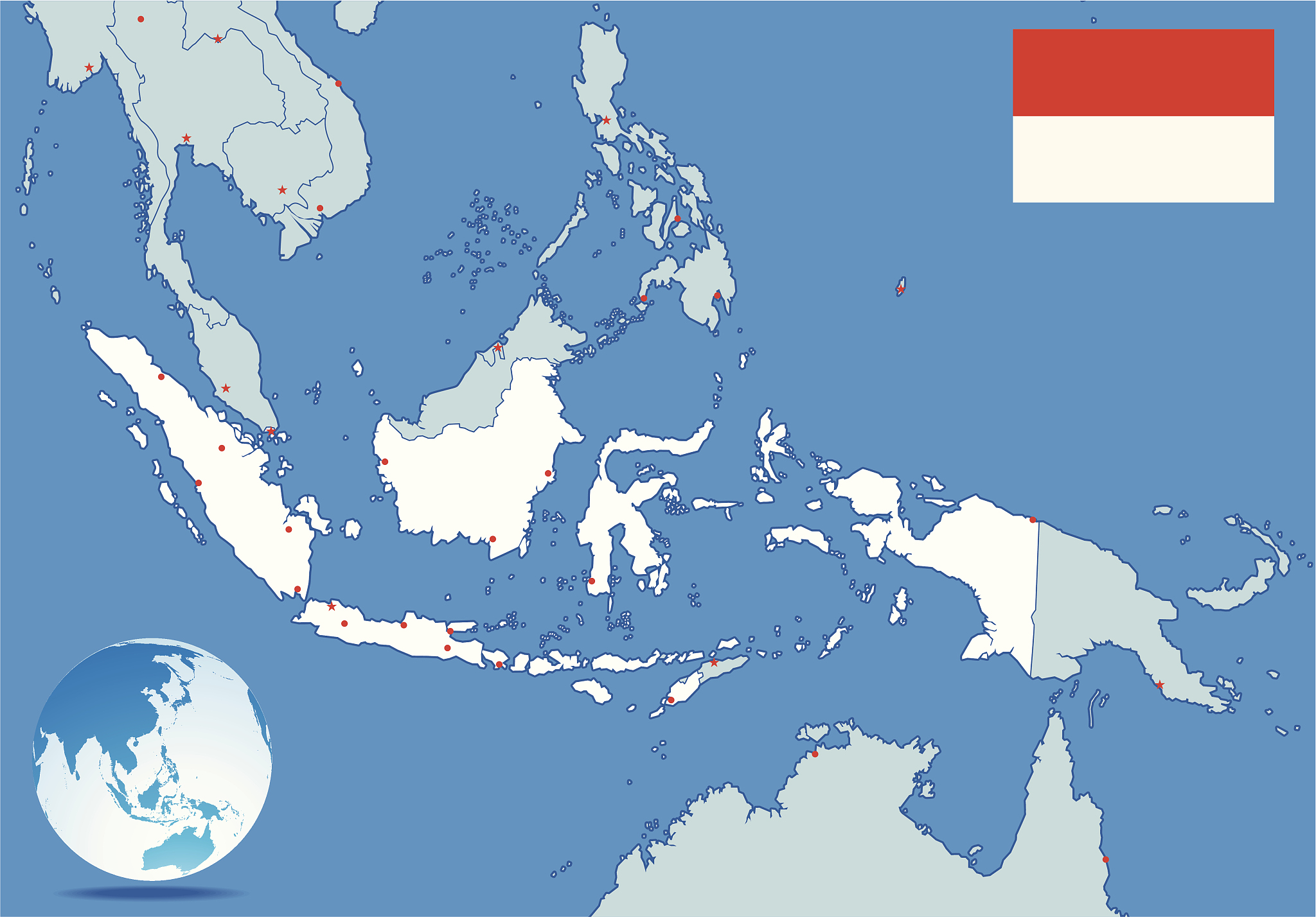 东南亚地理情境构建