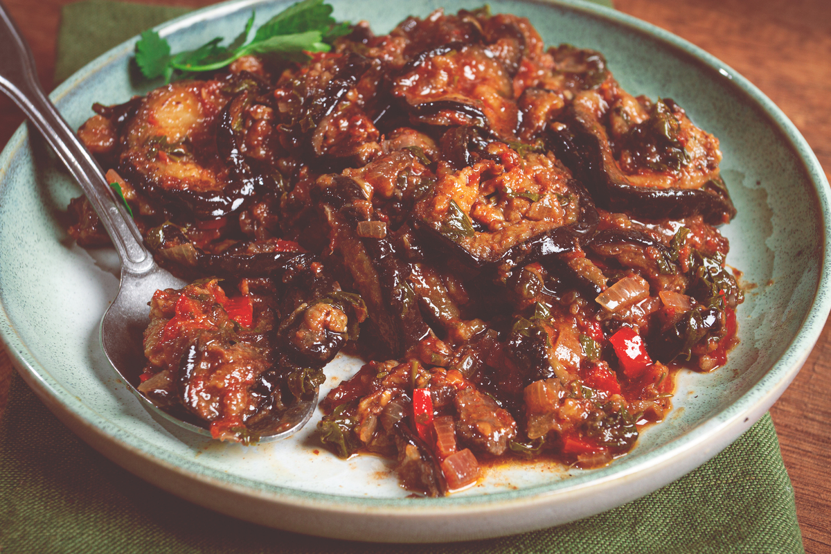 茄子炖肉,格鲁吉亚菜,家常,无人