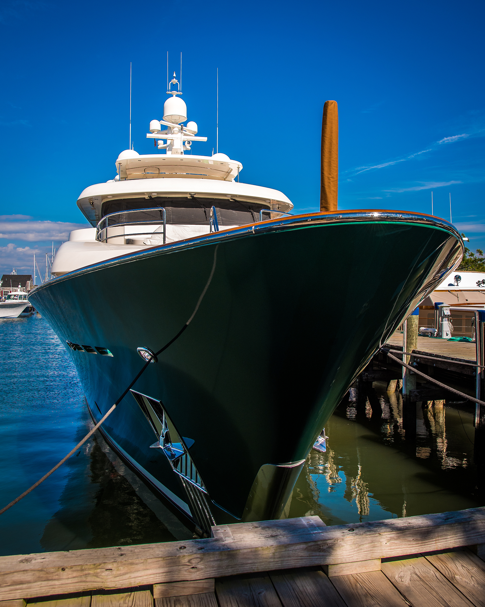 yatch on the water