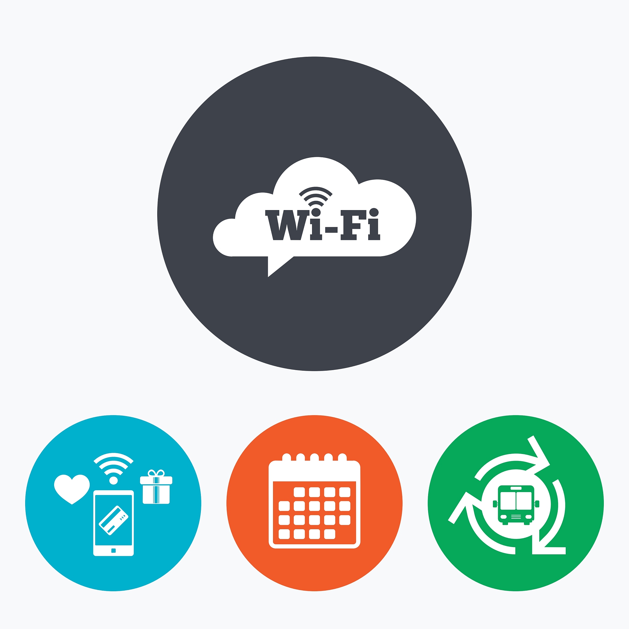 free wifi sign wifi symbol wireless network