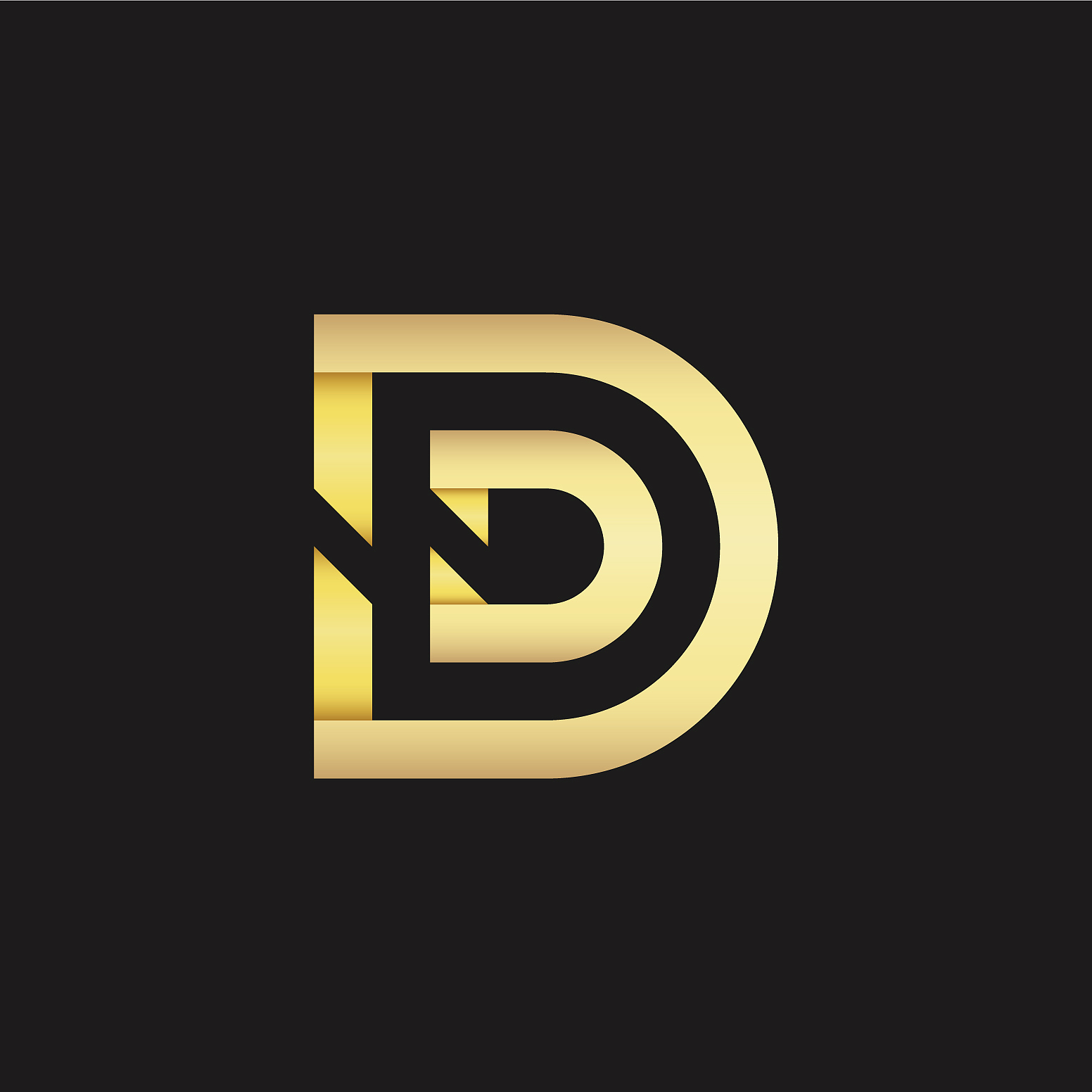 letter d logo template
