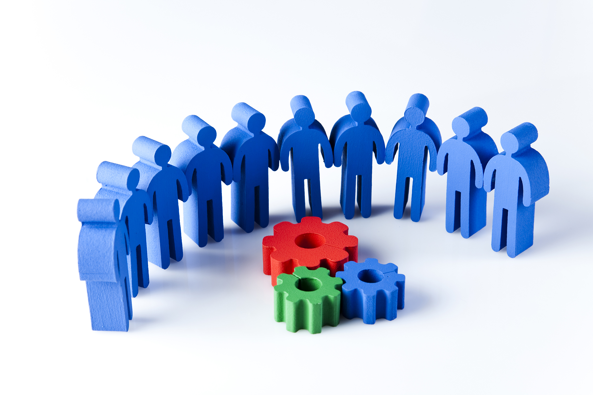 teamwork, people and icons
