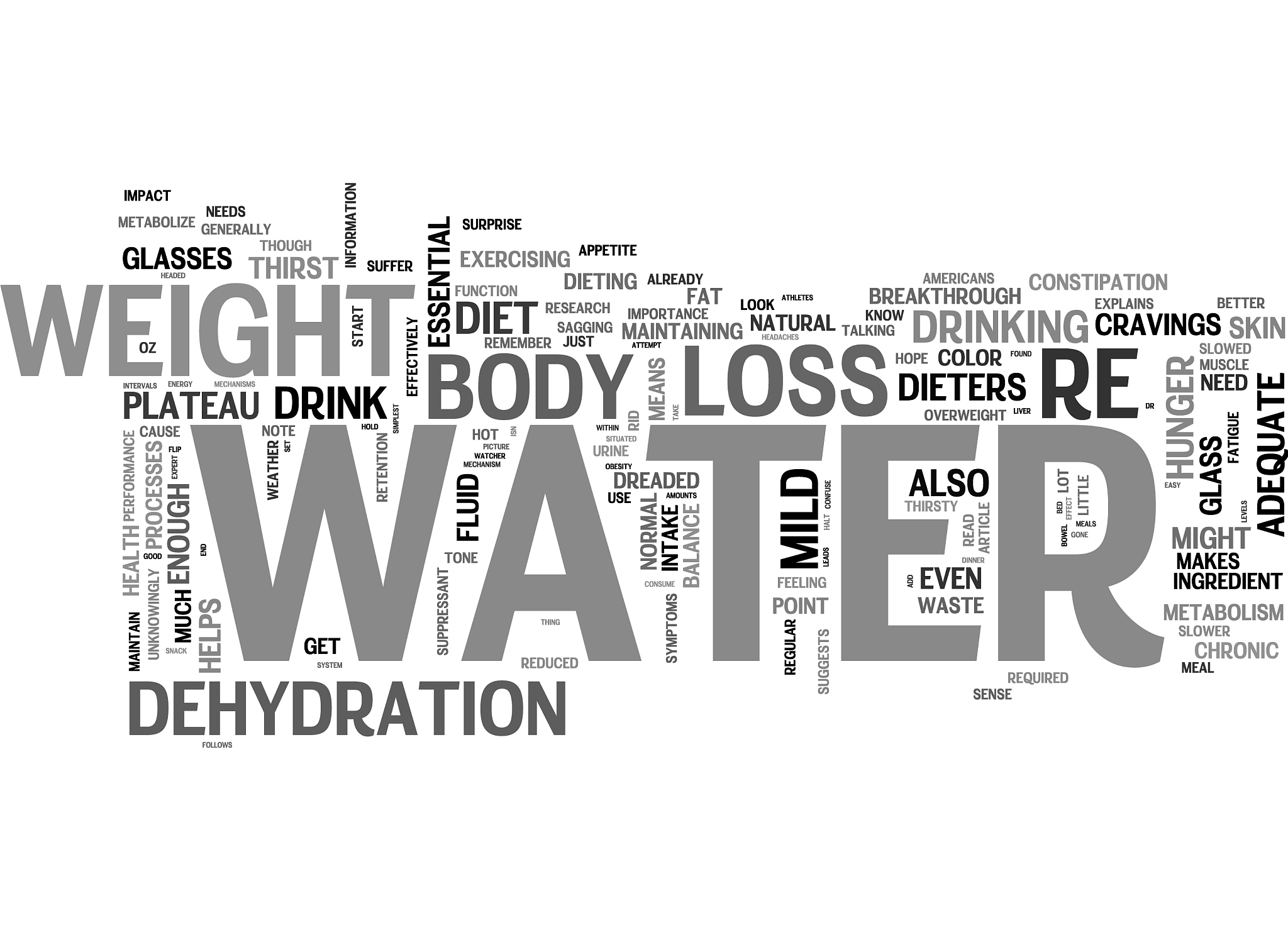 who knew water would have this effect for dieters