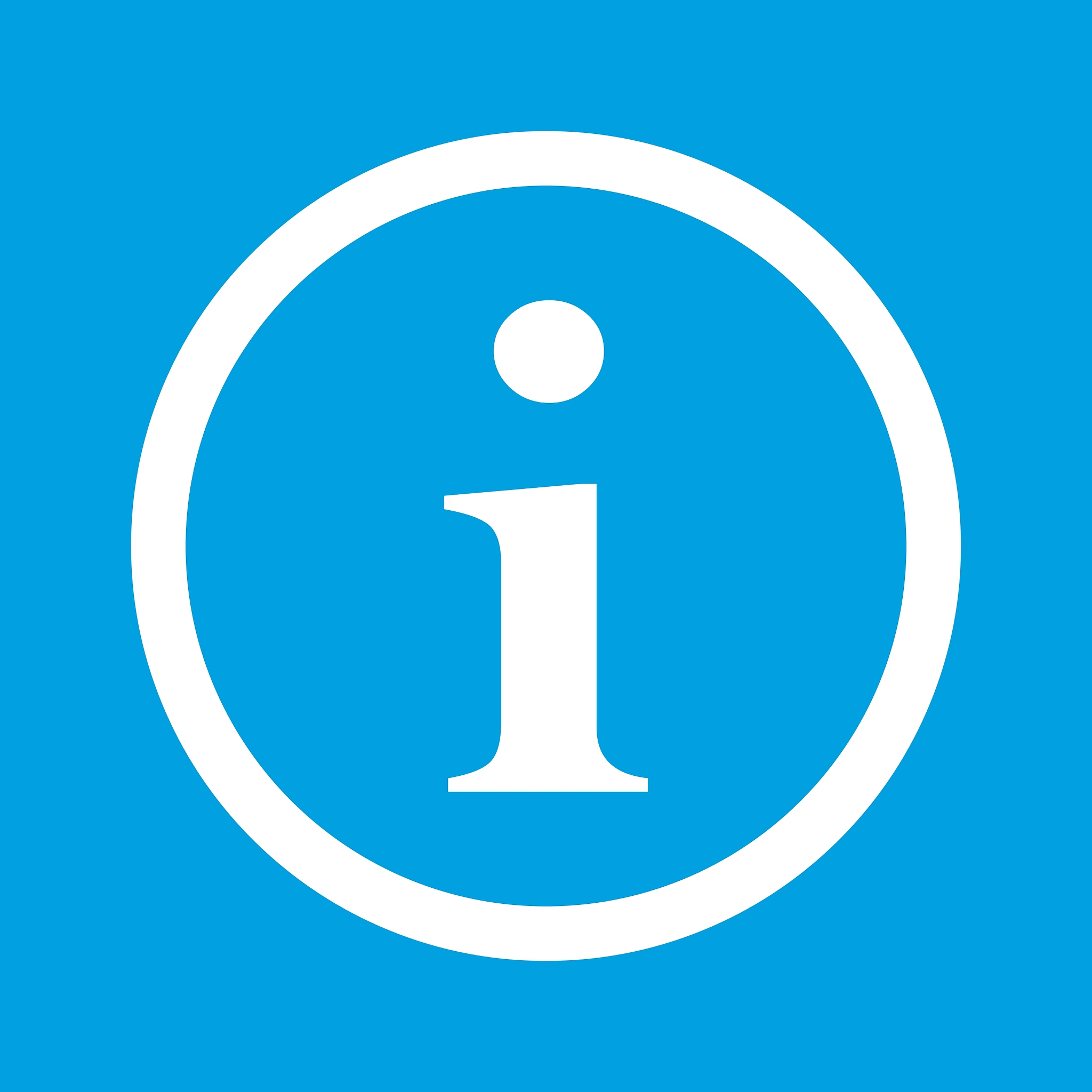 information sign icon