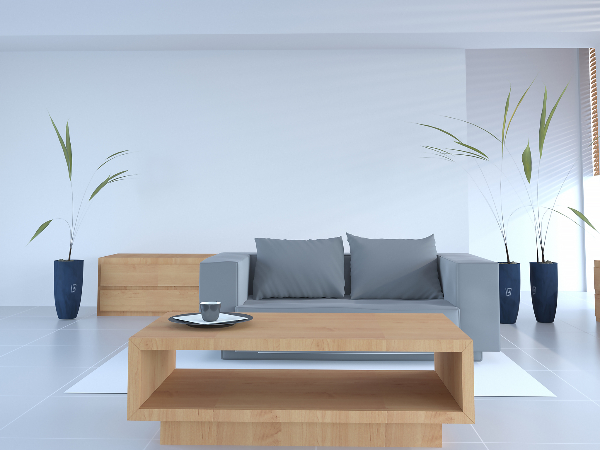 3d rendering of living room interior design