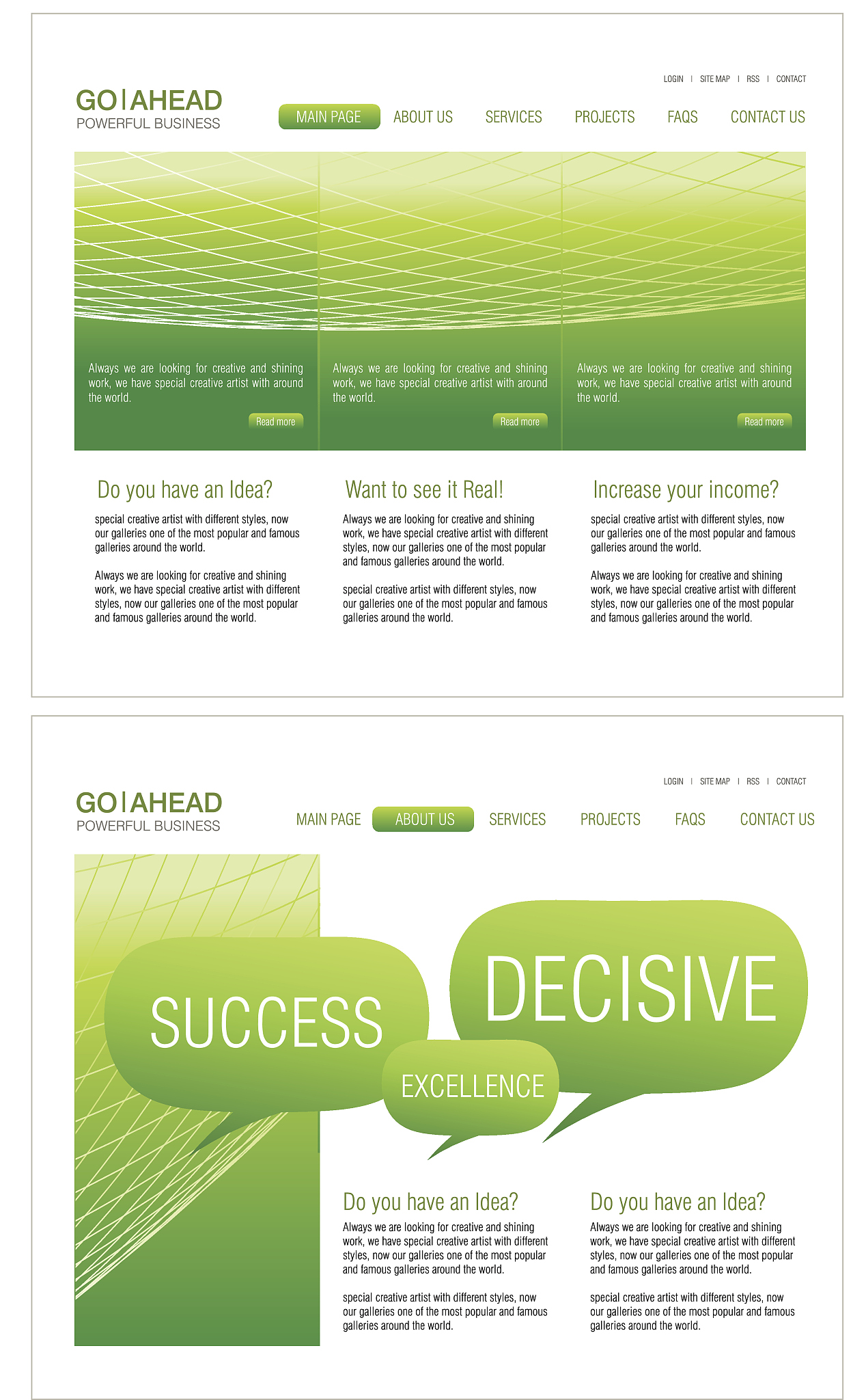 前段设置背景为浅绿色