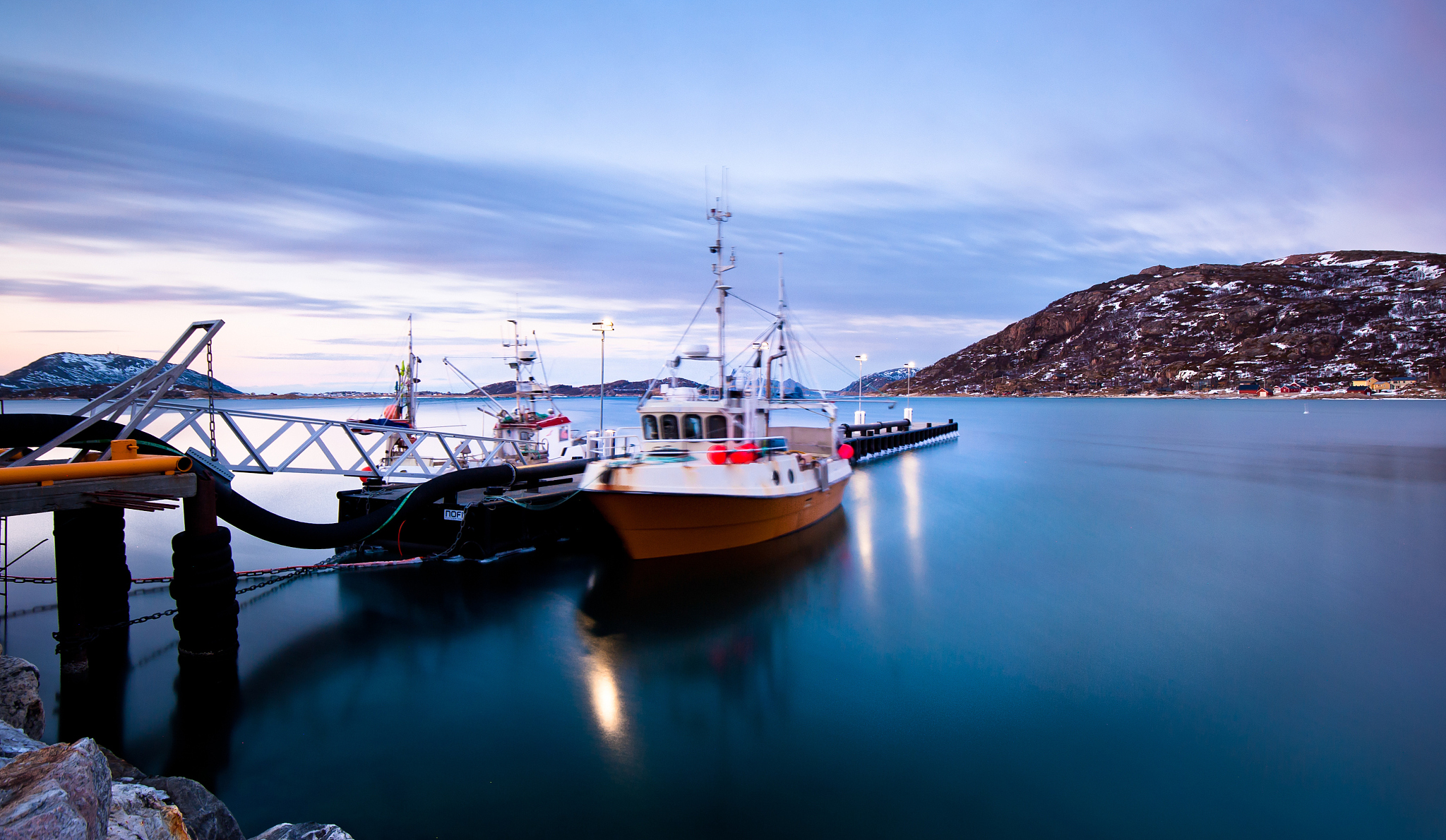 a fishing village in norway