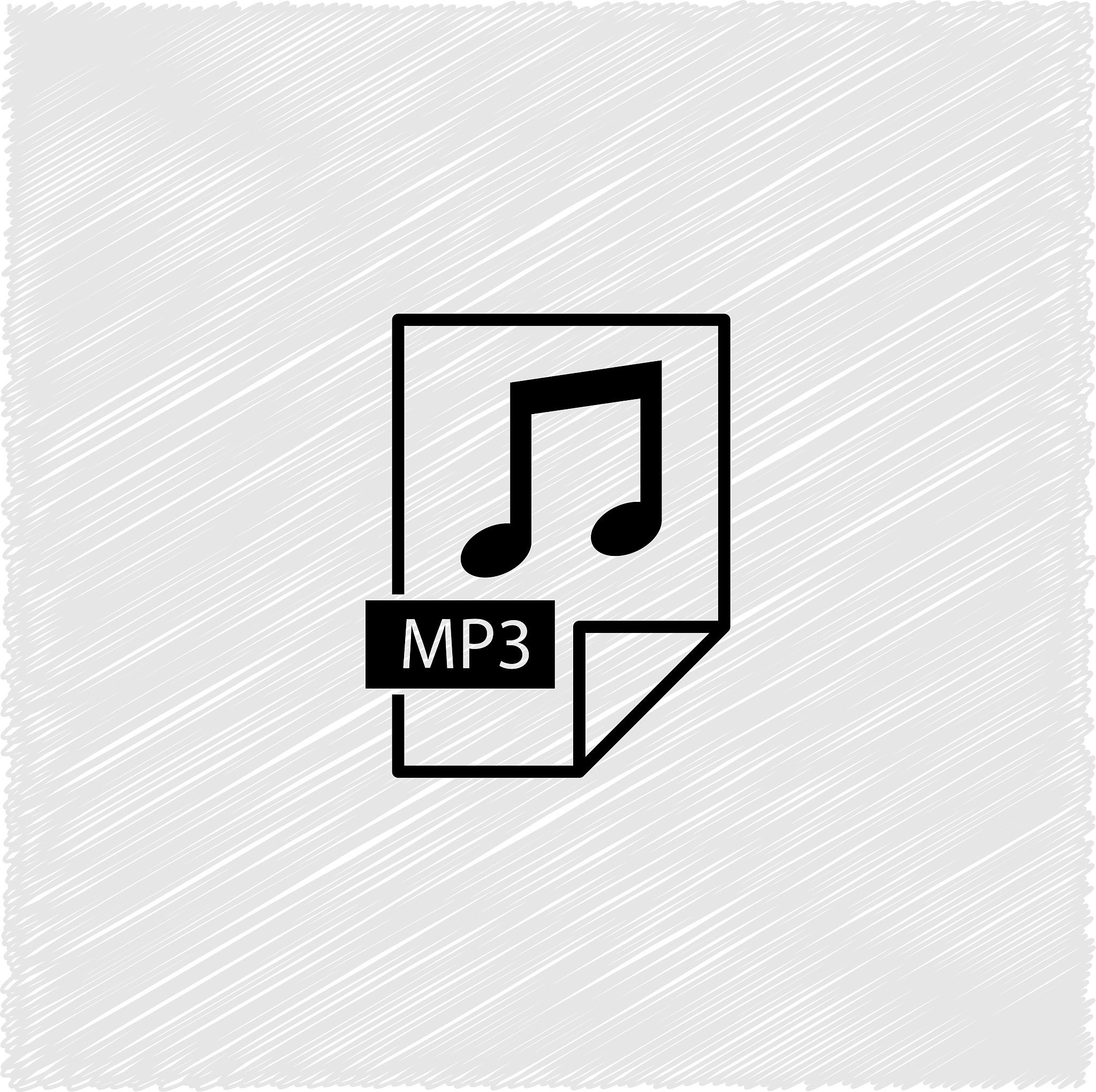 mp3 icon - green vector icon