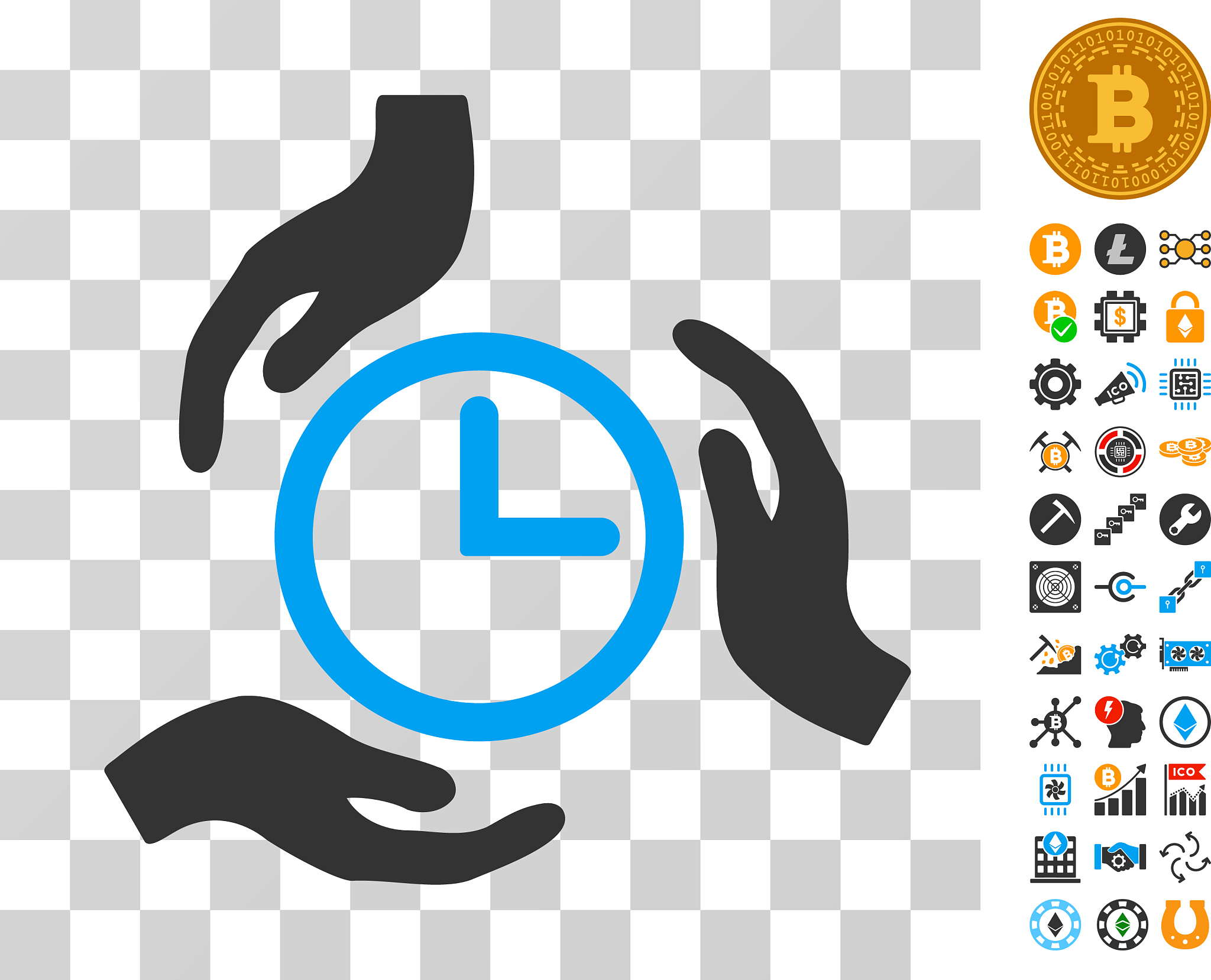 time care icon with bonus