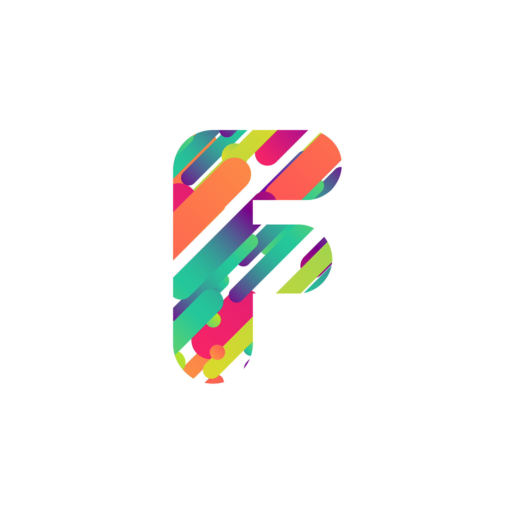 colorful character from a typeset, vector illustration