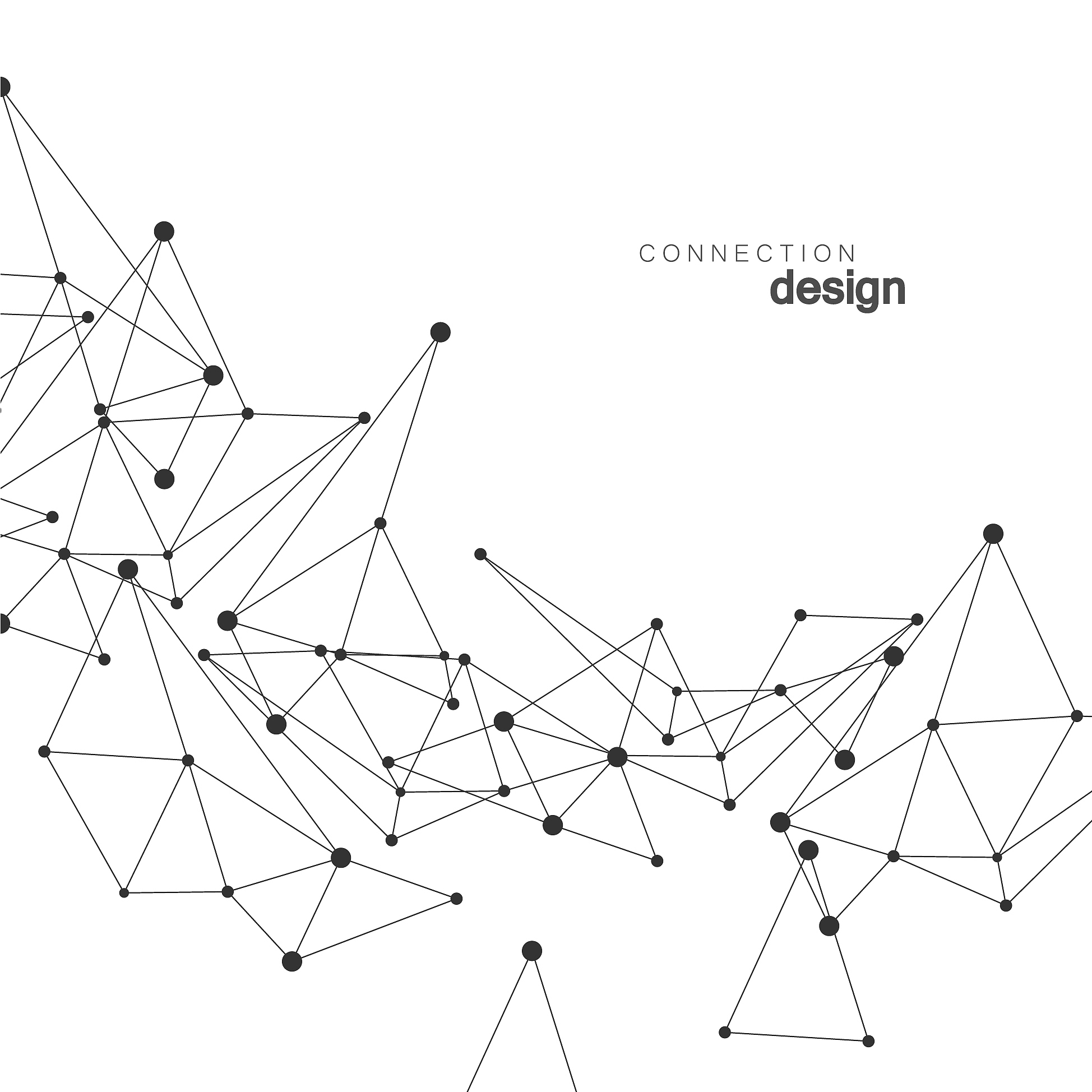 network connection and atom design