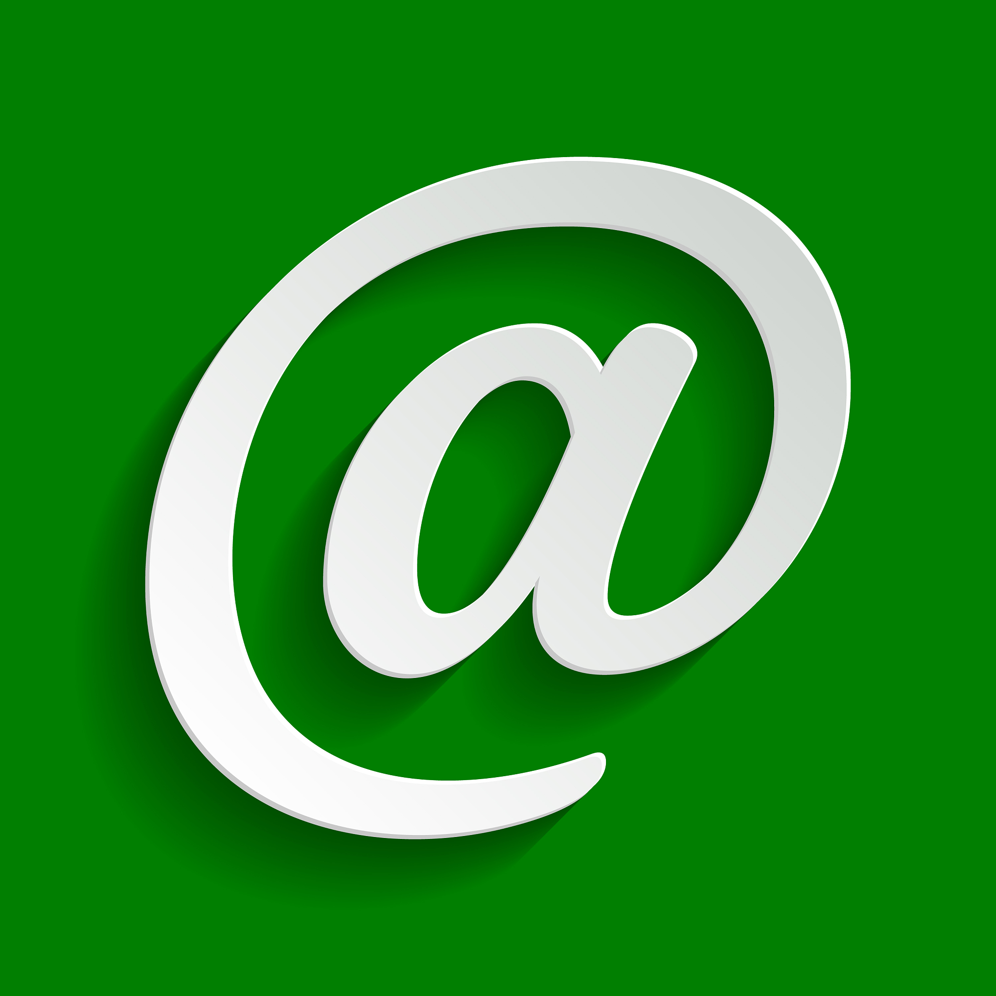 mail sign paper whitish icon