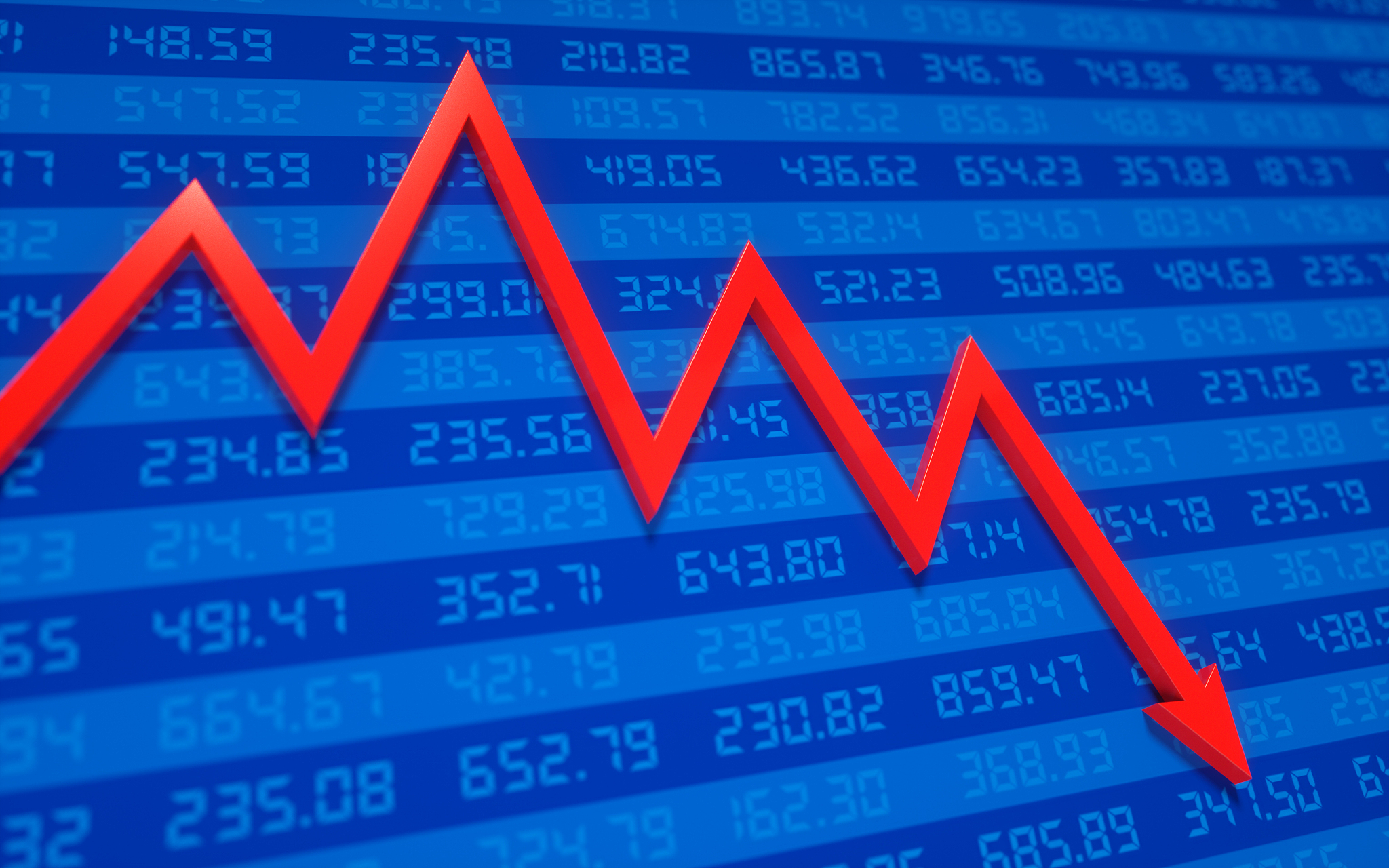 stock market chart