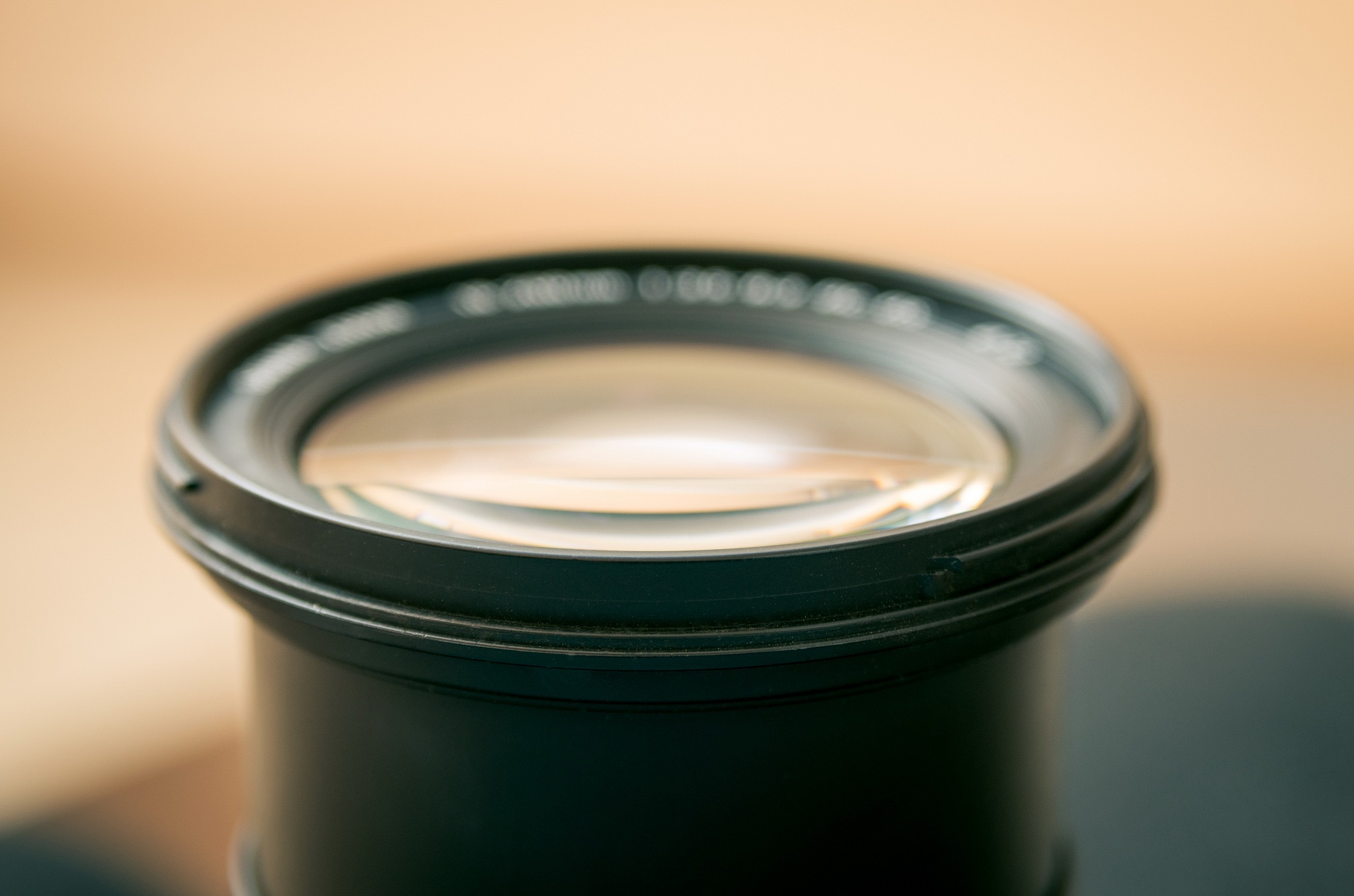 abstract shot of the camera lens