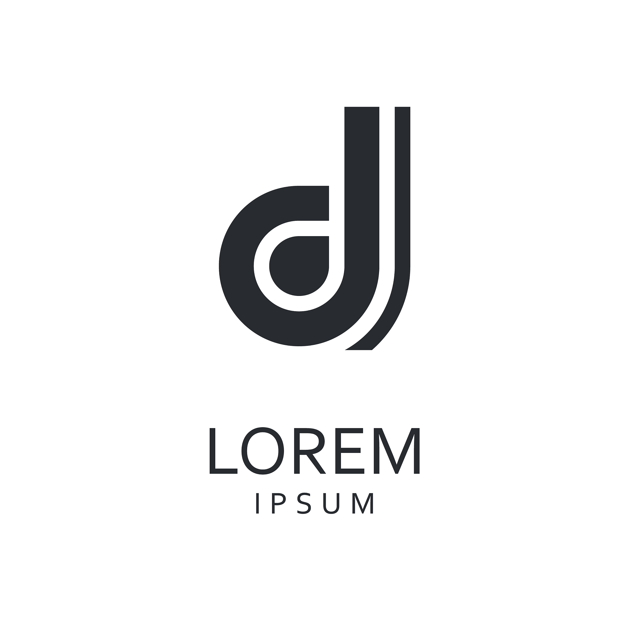 d letter logo icon