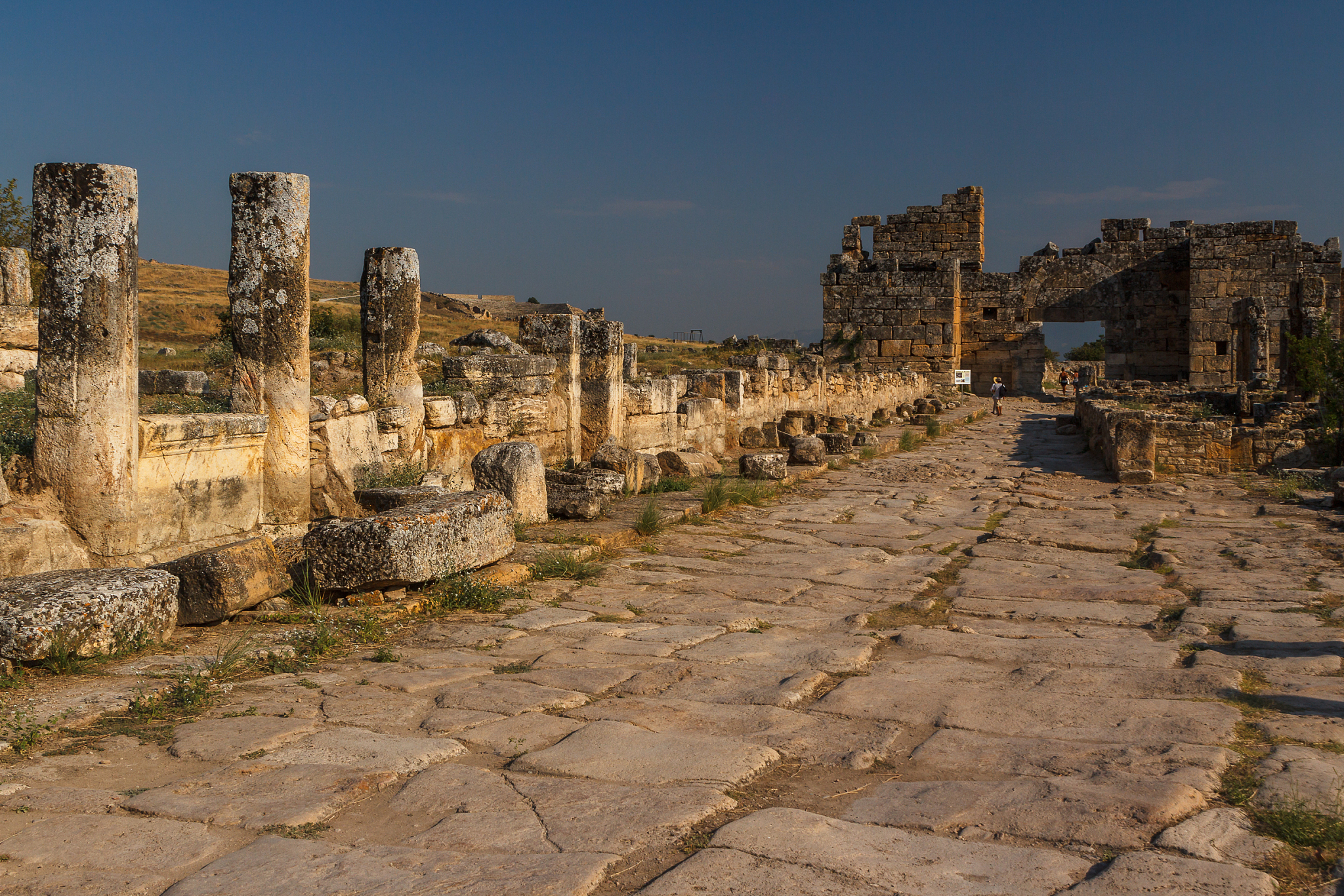 ruins of the ancient city of hierapolis, turkey
